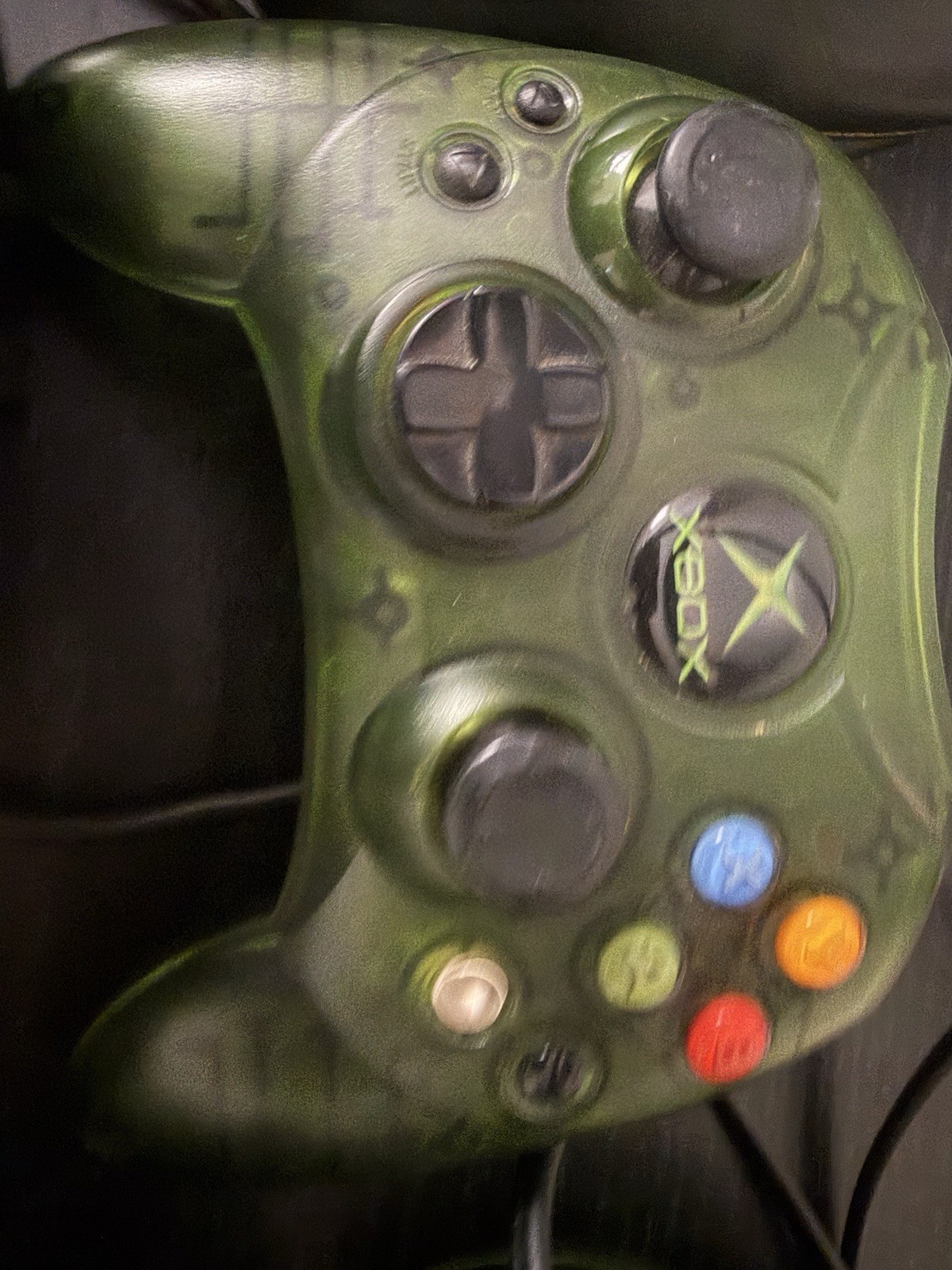 ⁠Xbox HALO Green Console Bundle – 8 Controllers 21 Games -Tested Limited Edition