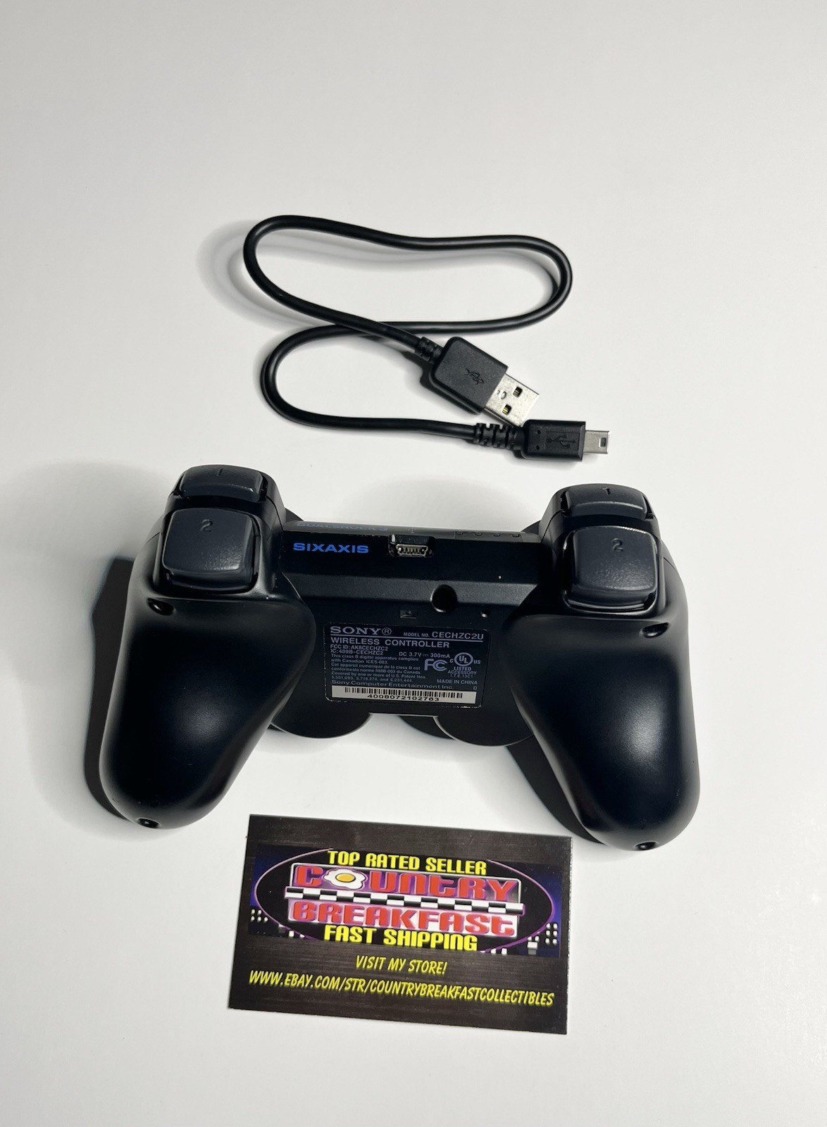 Sony Playstation 3 PS3 CECHK01 80GB Fat Console w/ Controller HDMI Tested Nice!
