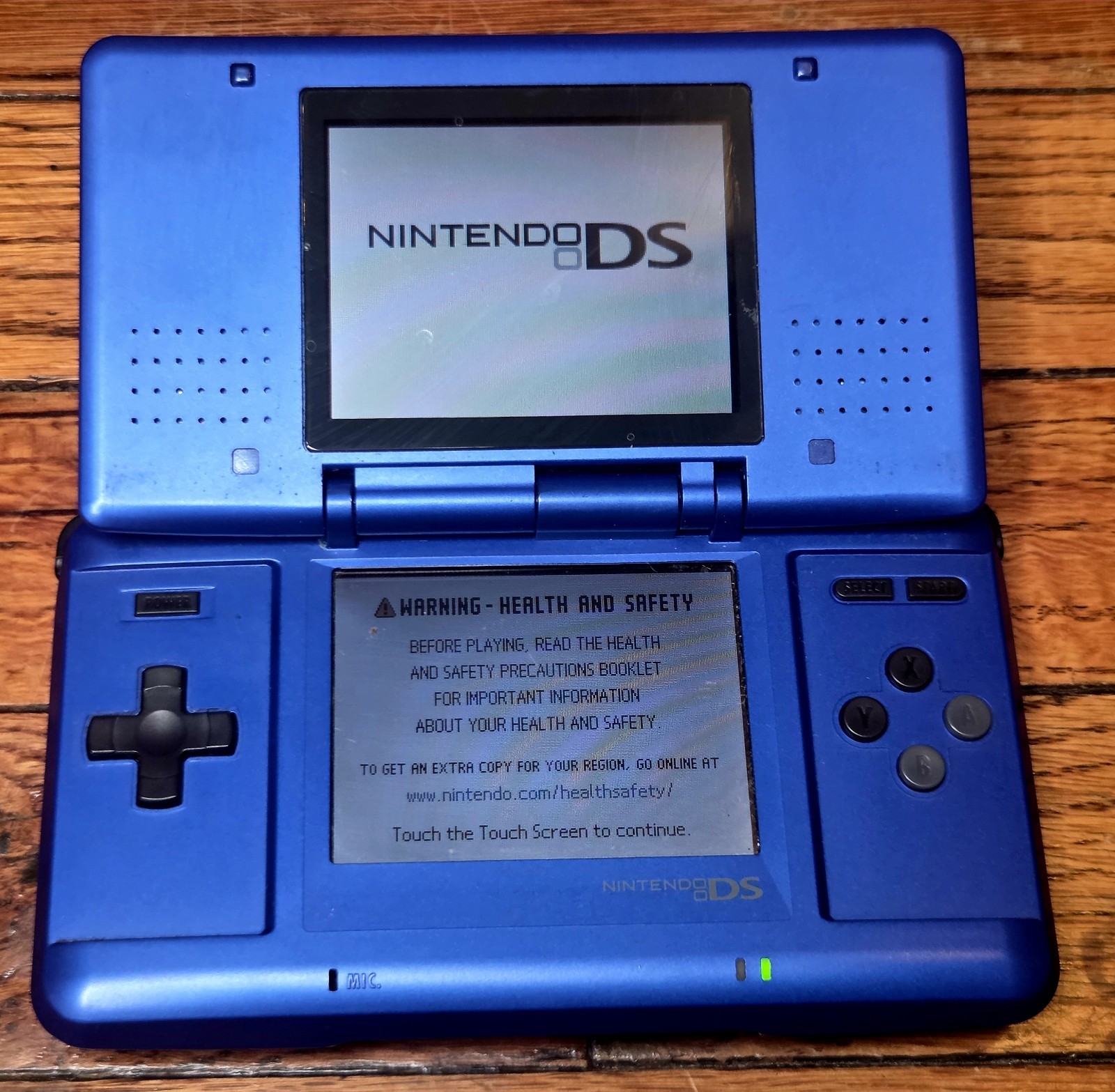Nintendo DS Blue Game Console NTR-001 USA Tested