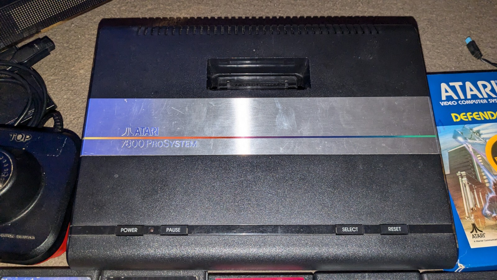 Atari 7800 system 15 Games,2 Controllers hook ups Tested to work Nice condition