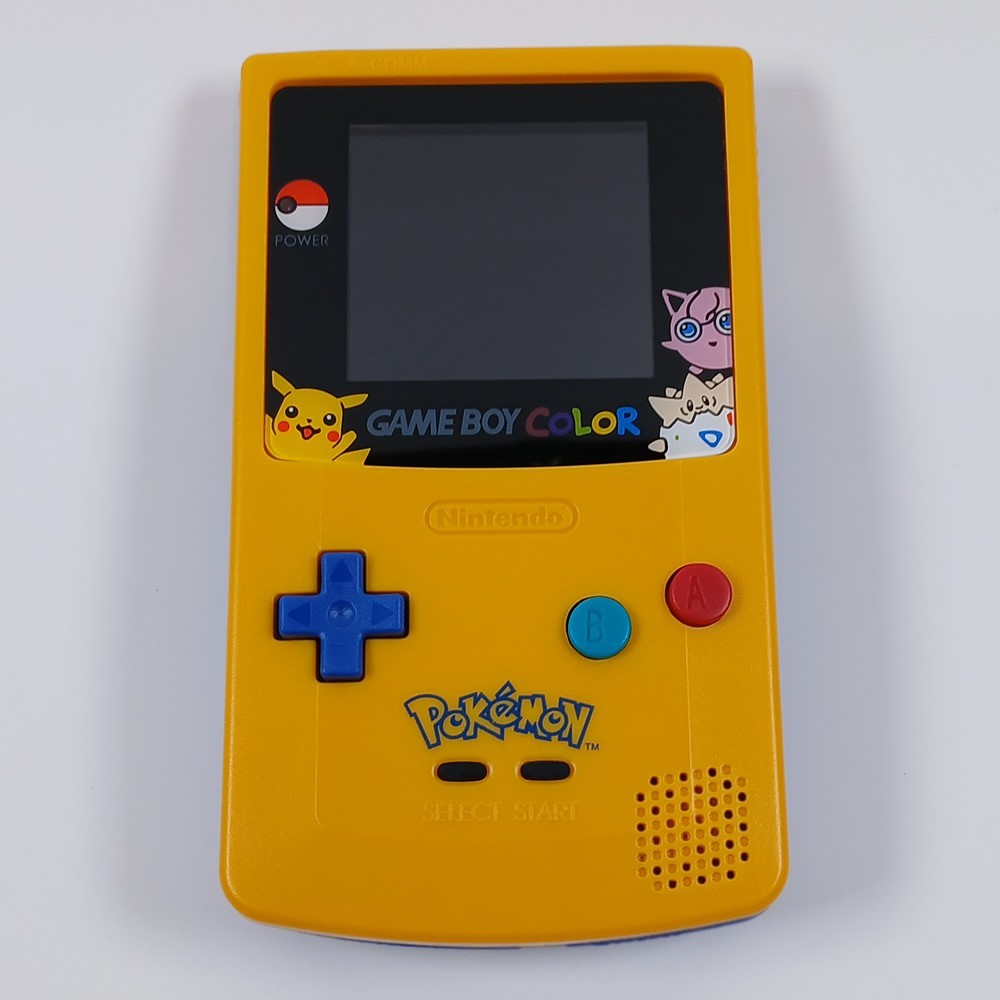 Nintendo Game Boy Color Console Pokemon GBC – Backlit IPS Screen Mod – MINT!