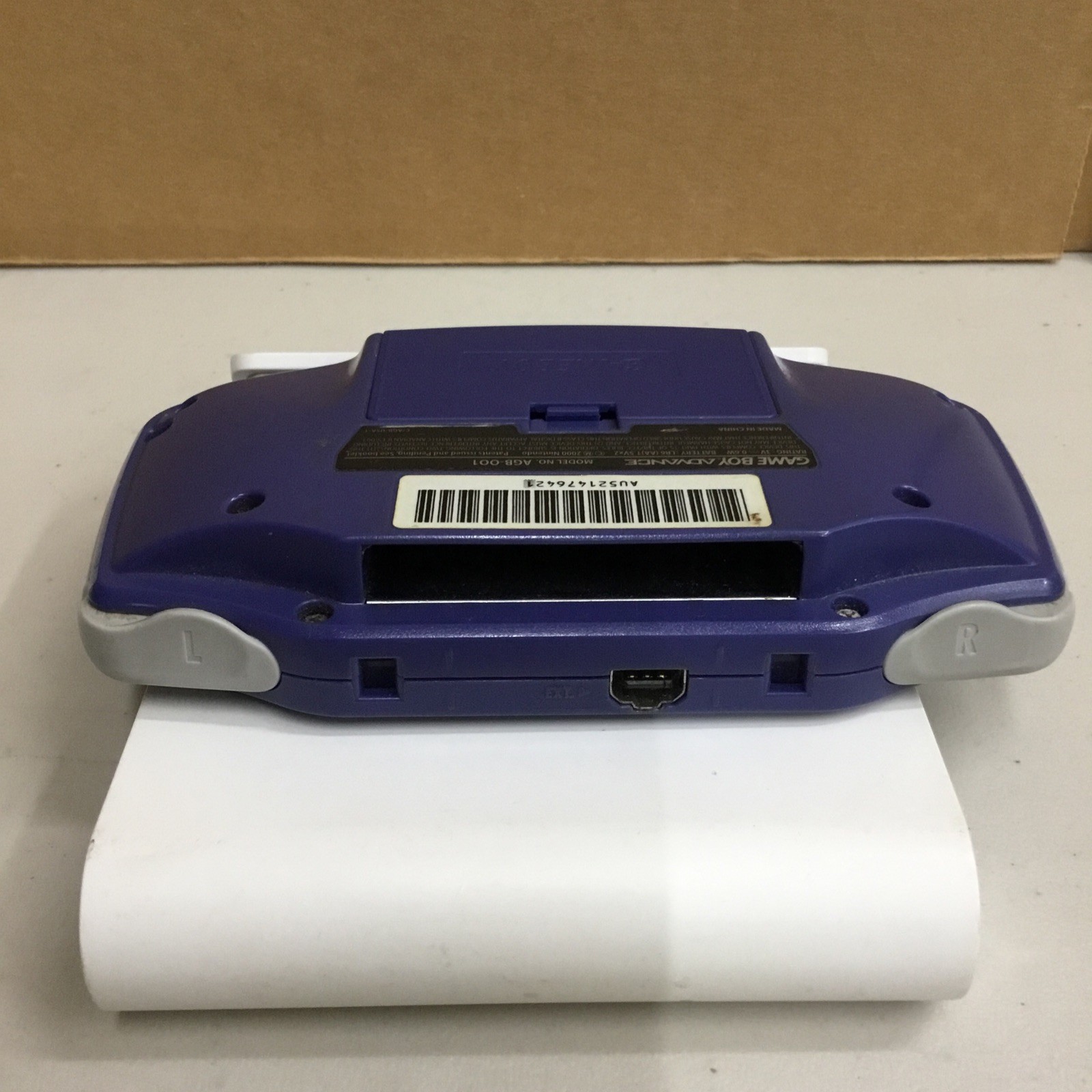 Nintendo Game Boy Advance AGB-001 Atomic Purple ~ NEW LENS