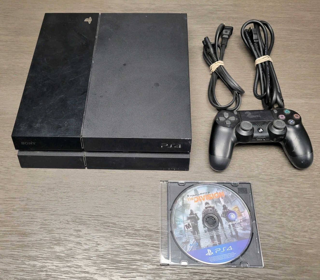 Sony PlayStation 4 500GB Console Bundle – Controller + Game Tested PS4 CUH-1001A