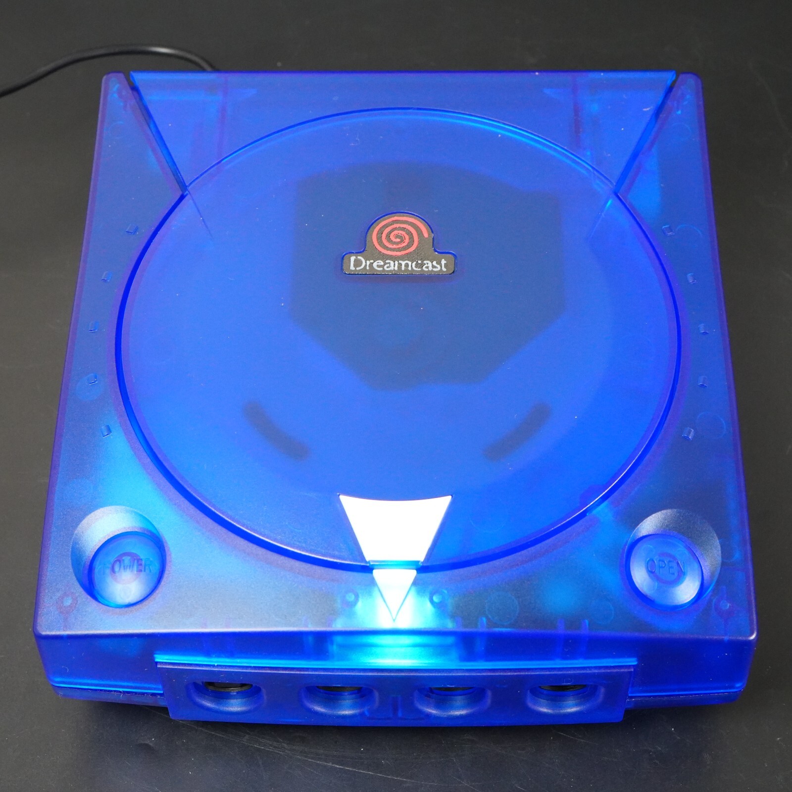 SEGA Dreamcast VA1 Console Translucent Blue Shell, Power Supply MOD NTSC-J