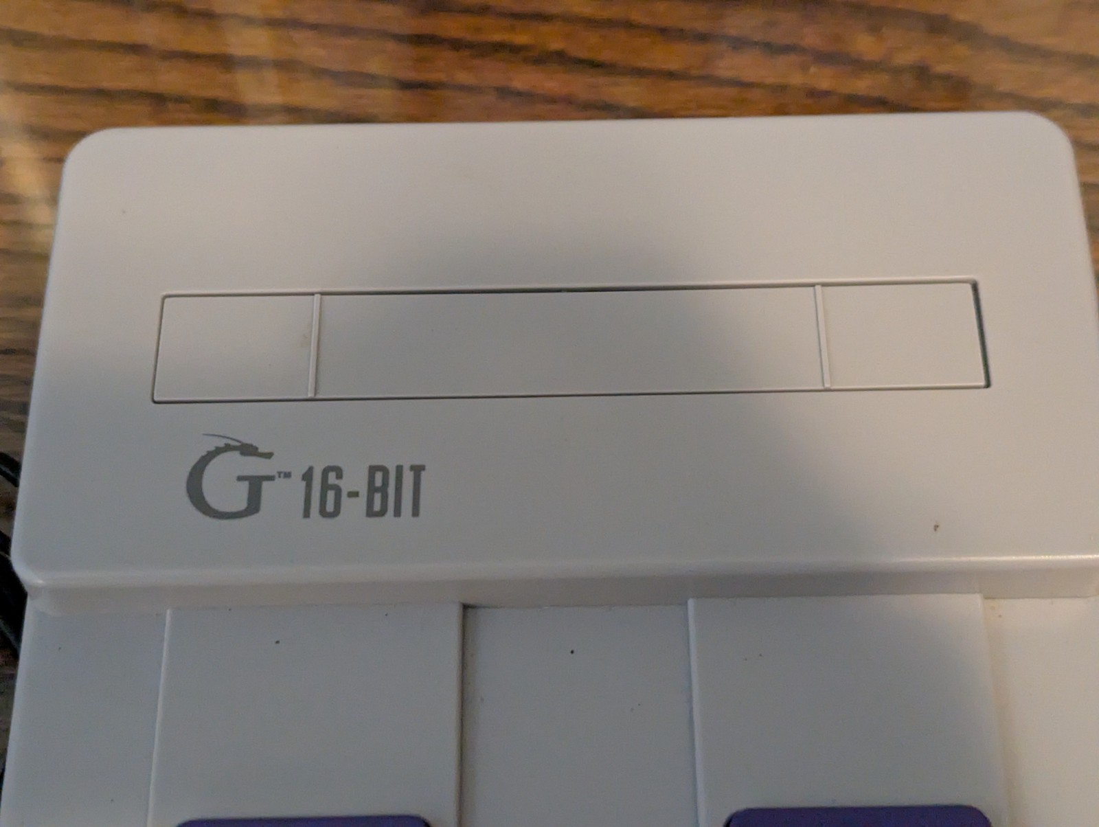 Gamerz Tek 16-Bit SNES Clone Console Gray/Purple with Controllers
