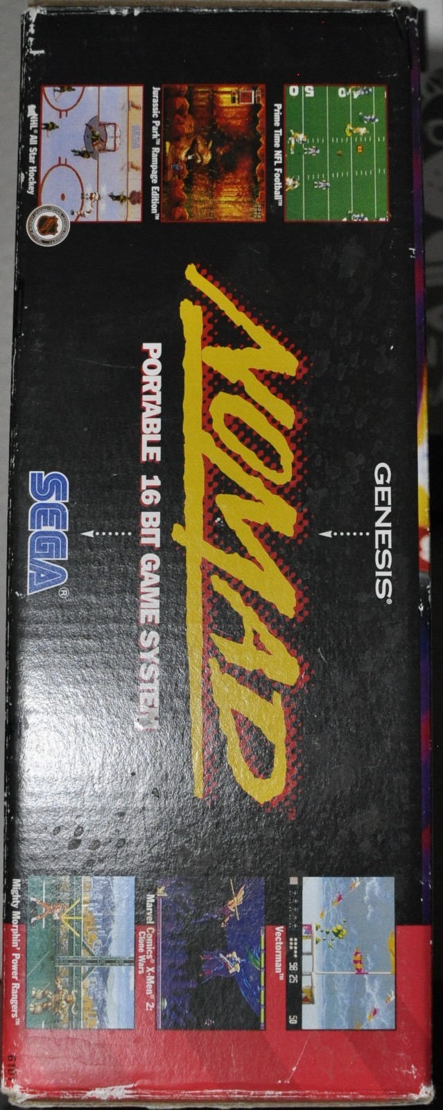 Sega Nomad System (Genesis) [CIB] – Boxed, w/ Battery Pack & Manual, Worn Box