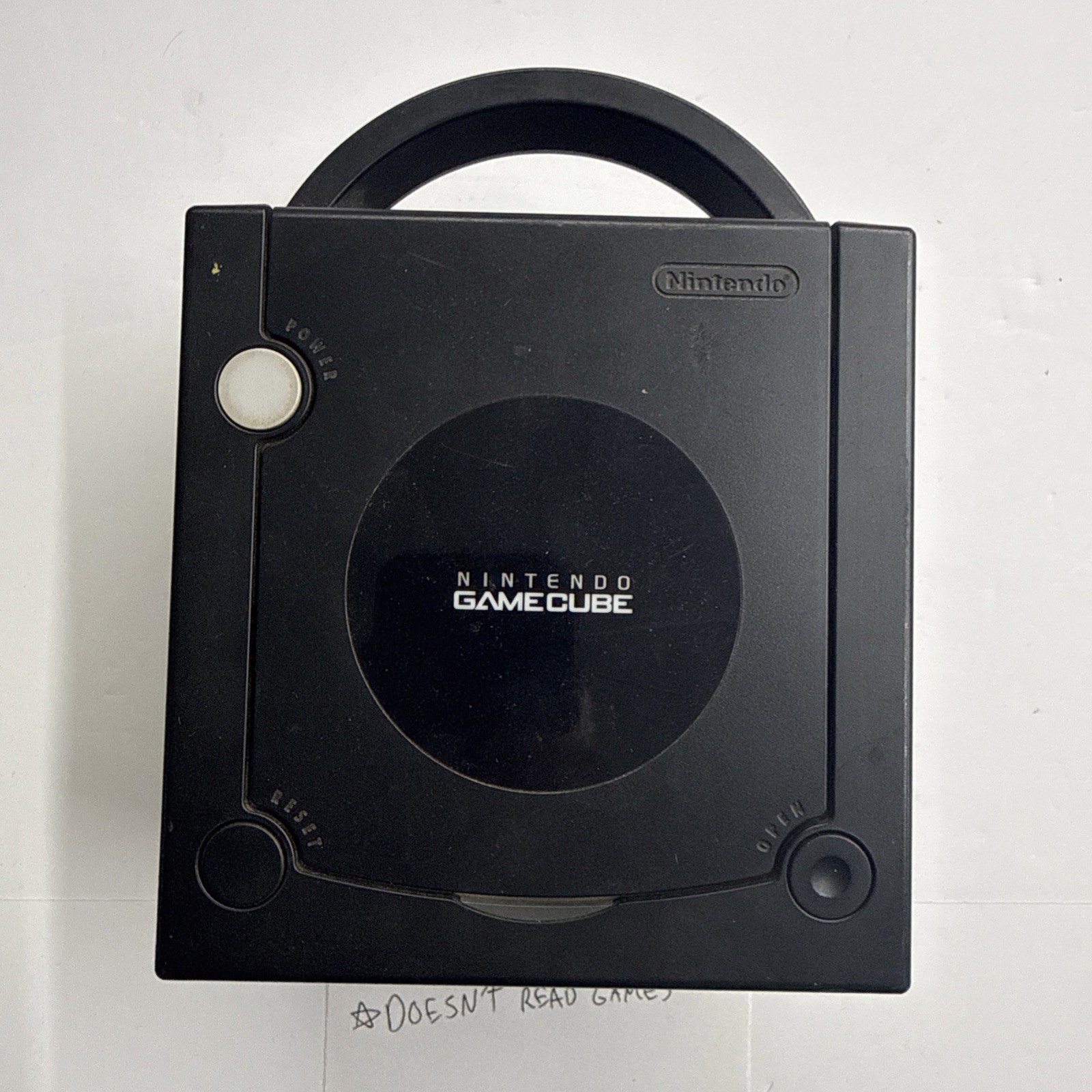 Defective – Nintendo GameCube Black Console – Doesn’t Read Disc #8