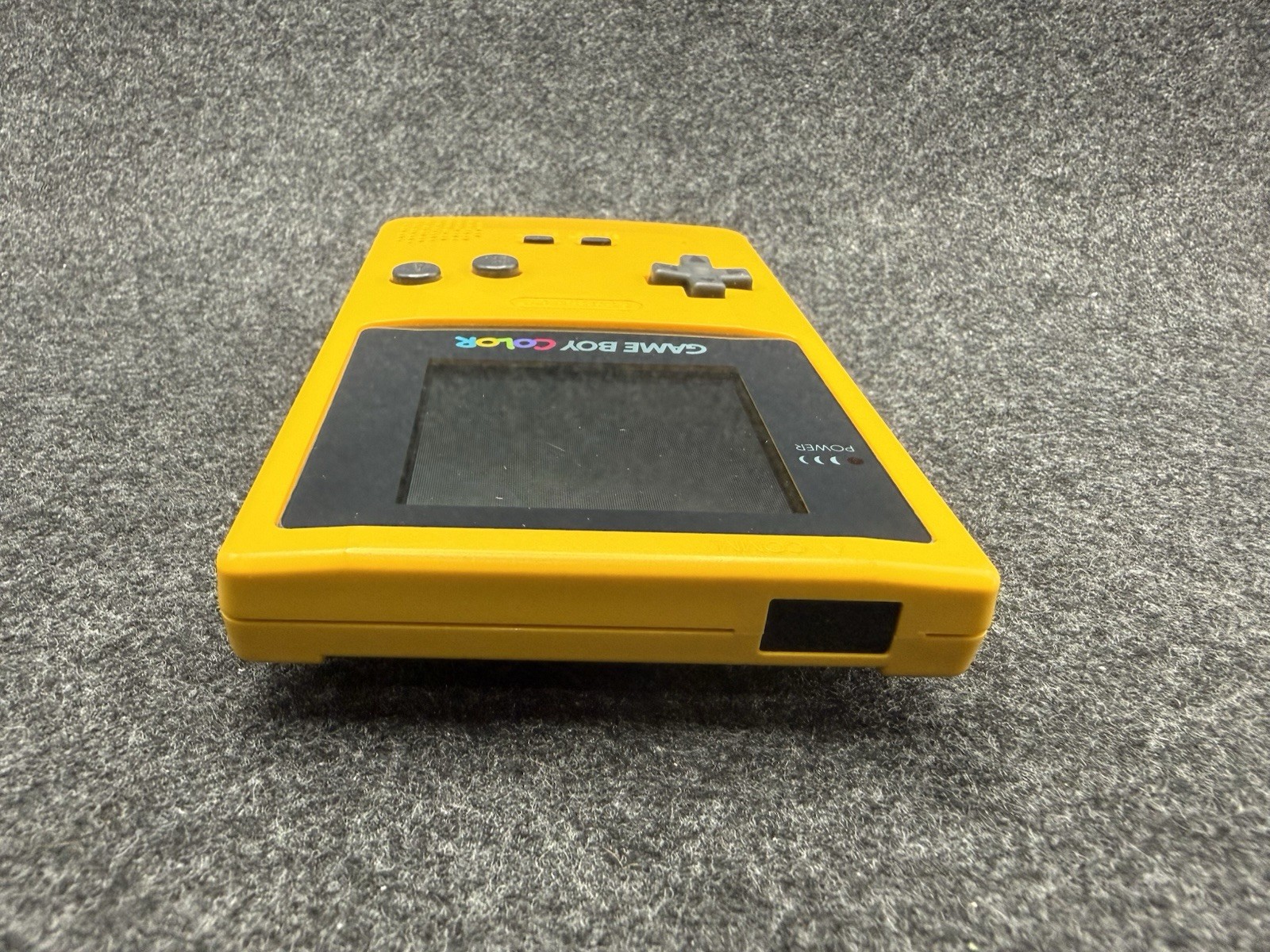 Nintendo Game Boy Color Dandelion Yellow OEM CGB-001 Cleaned & TESTED