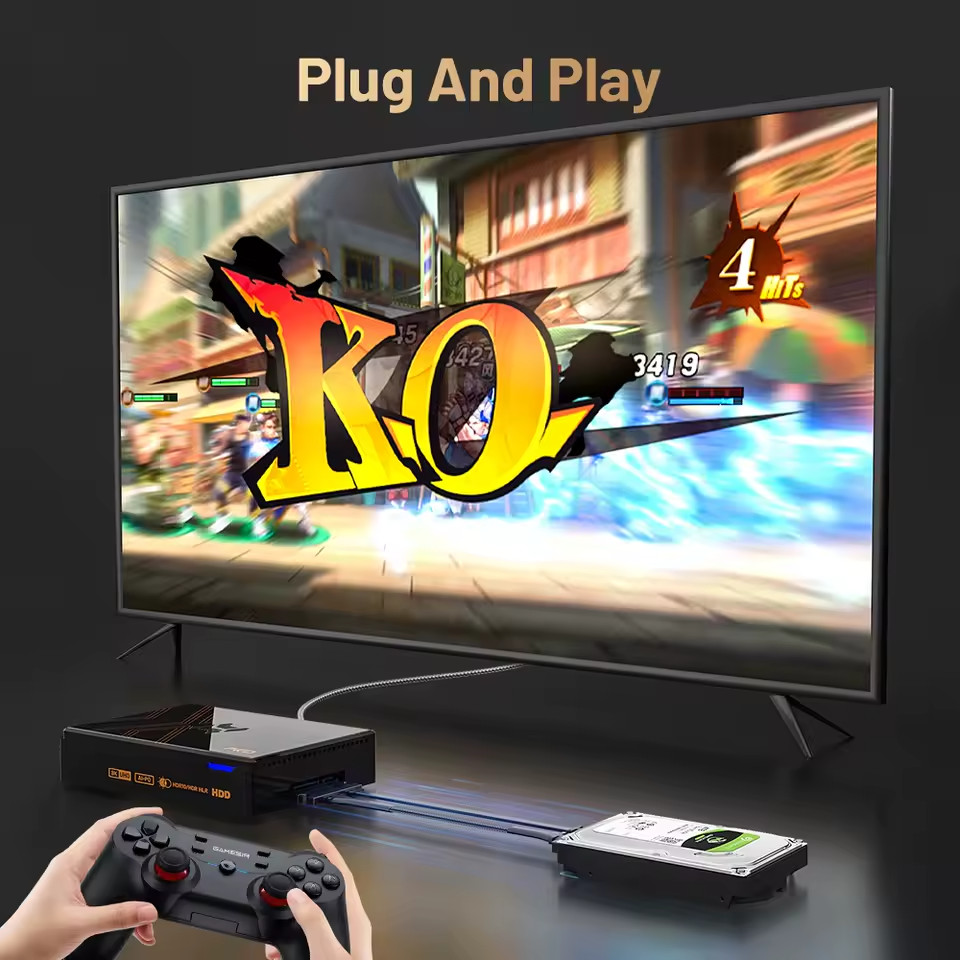 Kinhank Super Console X5 PRO Retro Video Game RK3588 8GB DDR4 4TB 16000+ Games