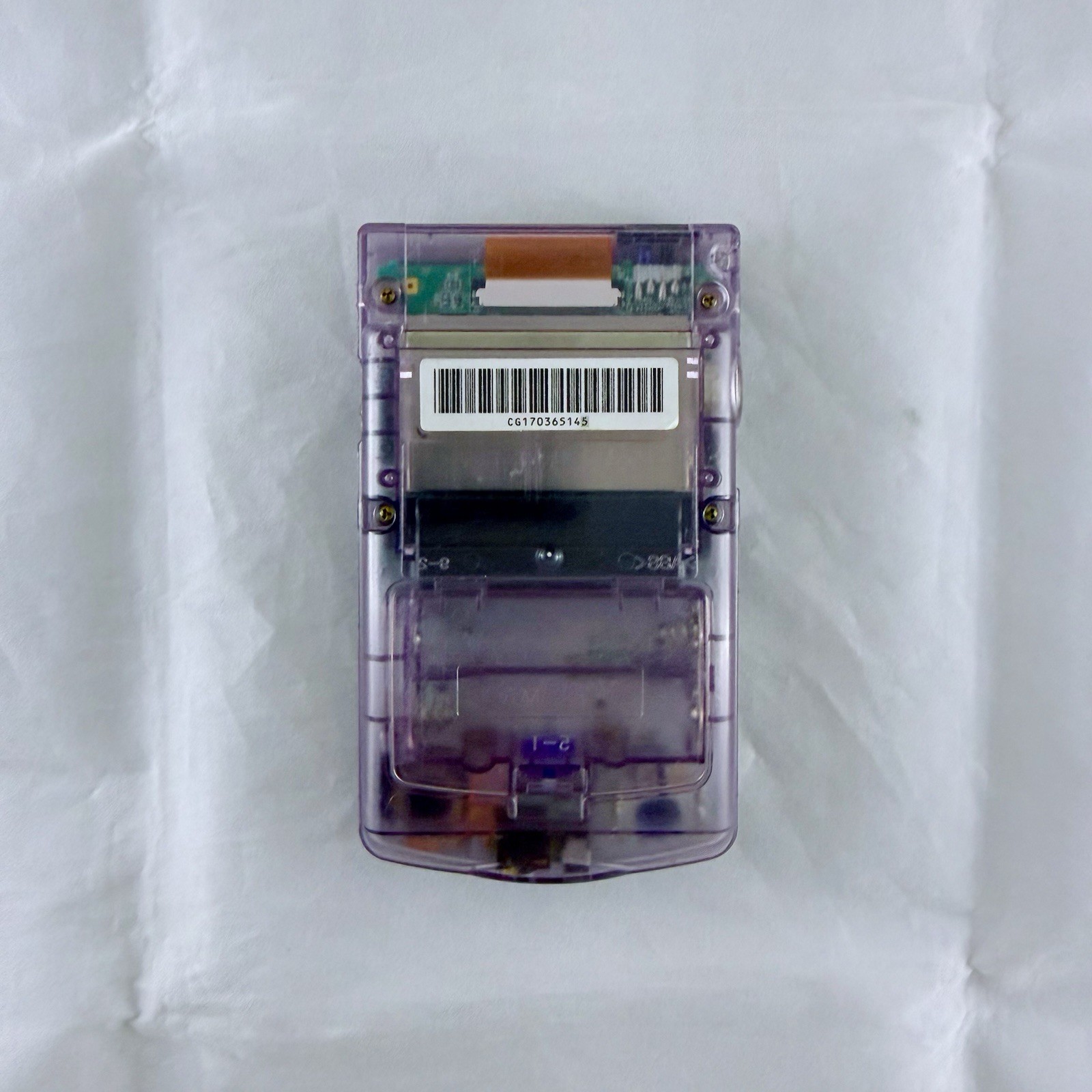Game Boy Color Atomic Purple Clear Nintendo