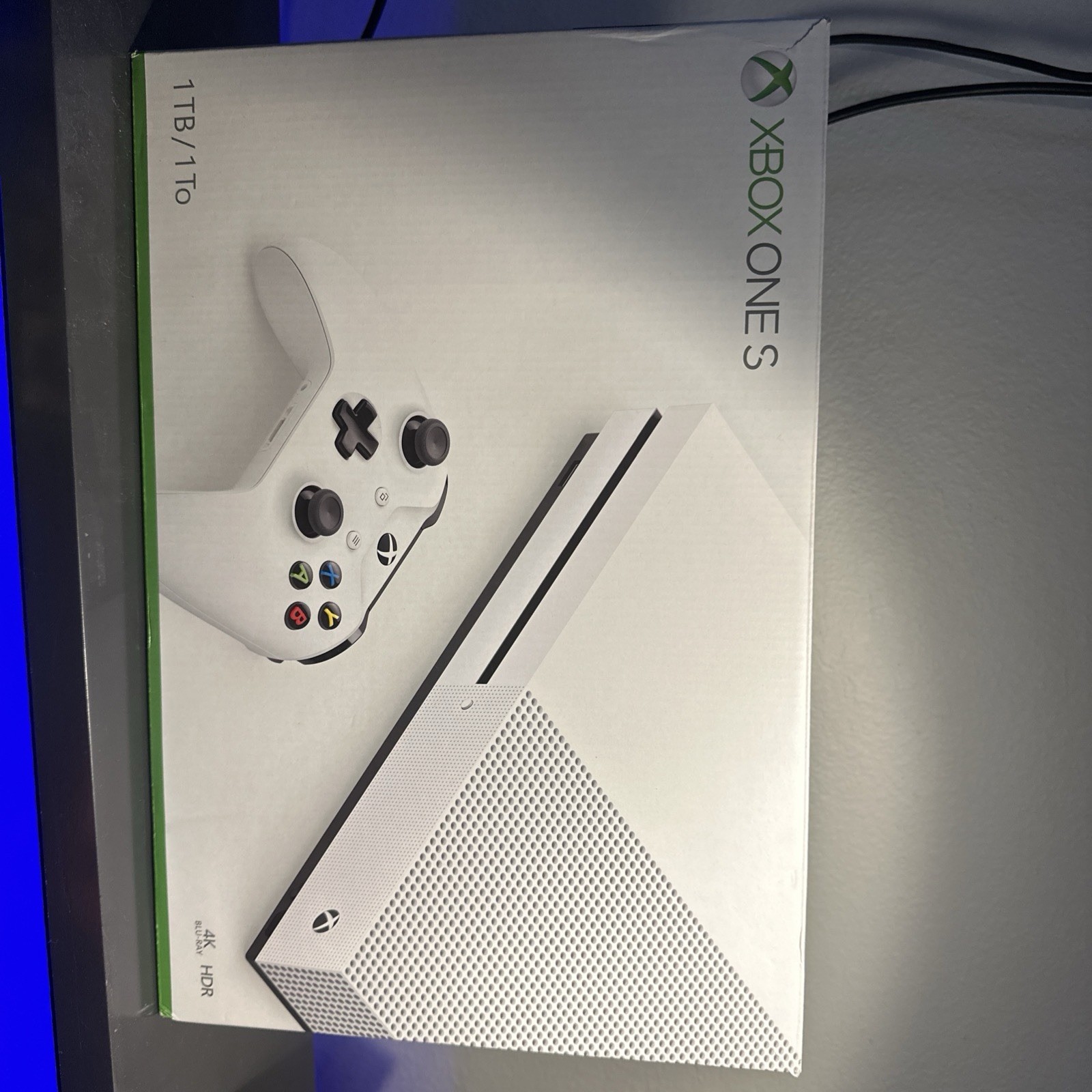 Microsoft Xbox One S 1TB Console w/ Accessories 4K UHD Blu-ray-12 month Warranty