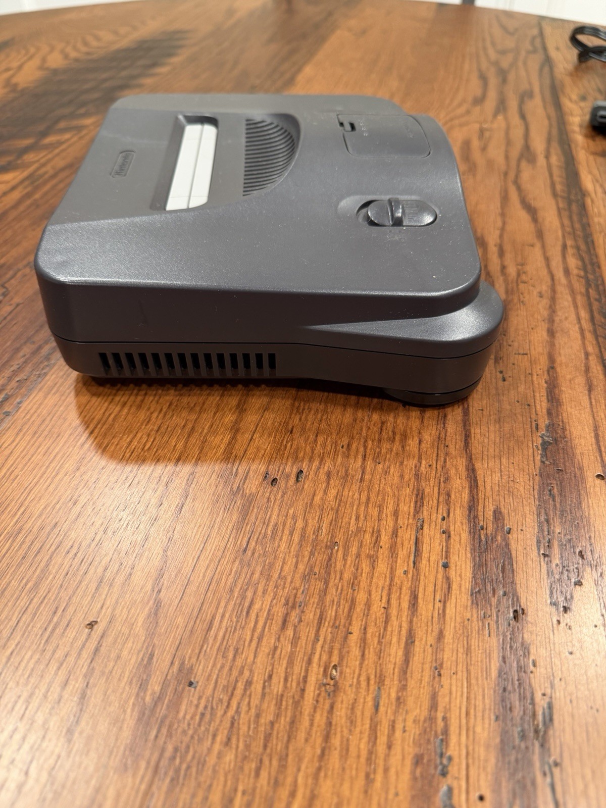 Nintendo N64 Home Console 1996 Charcoal Gray NUS-001 Controller and All Cables