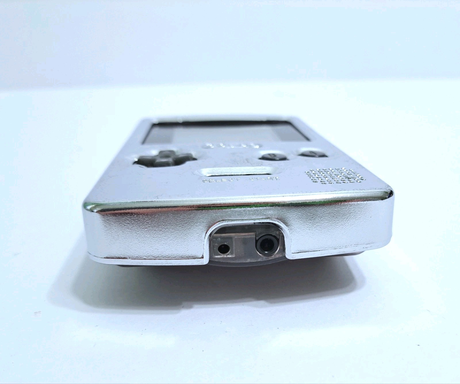 Nintendo Game Boy Color CGB-001 Clear Translucent Handheld Console Chrome Cover