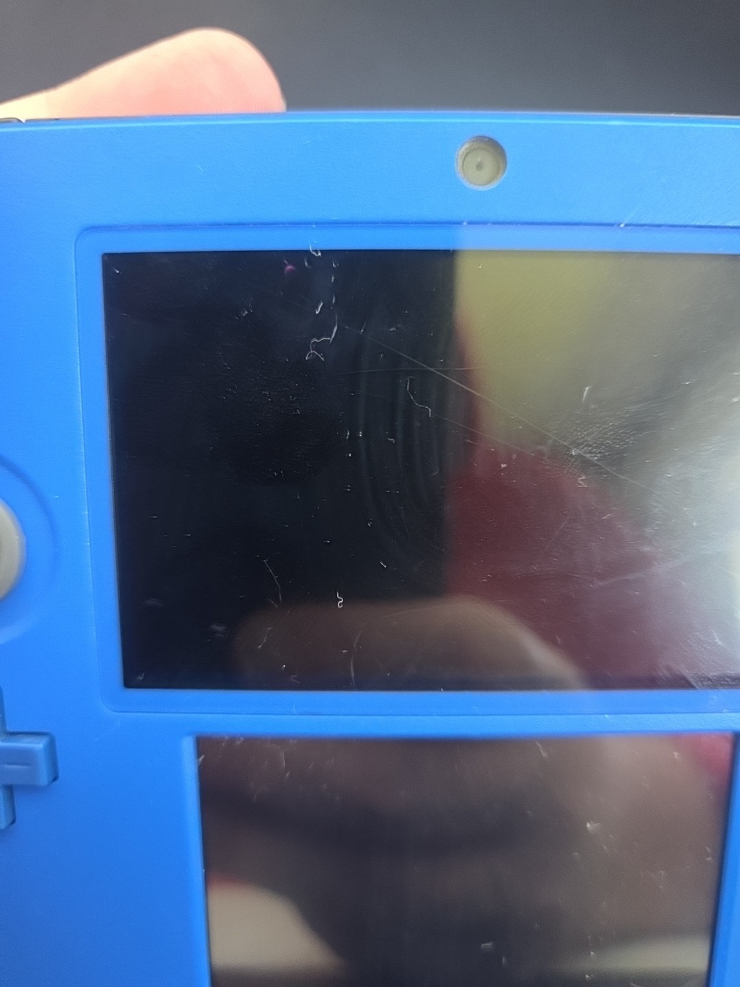 Nintendo 2DS Red Black Handheld System Wi-Fi with Charger, Case And Mario 2