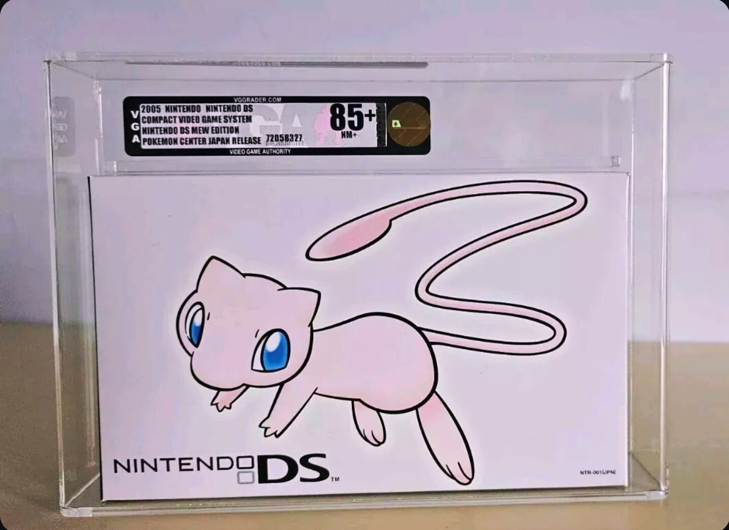 Nintendo Ds Mew Edition – NEW UNOPENED VGA 85+ – Pokémon Center Console – GRAIL