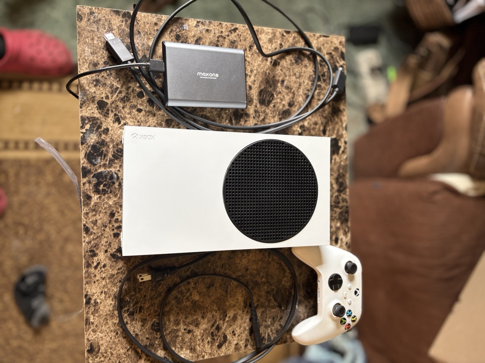 Microsoft Xbox Series S 512GB White Console w/ Controller, HDMI & Power Cord