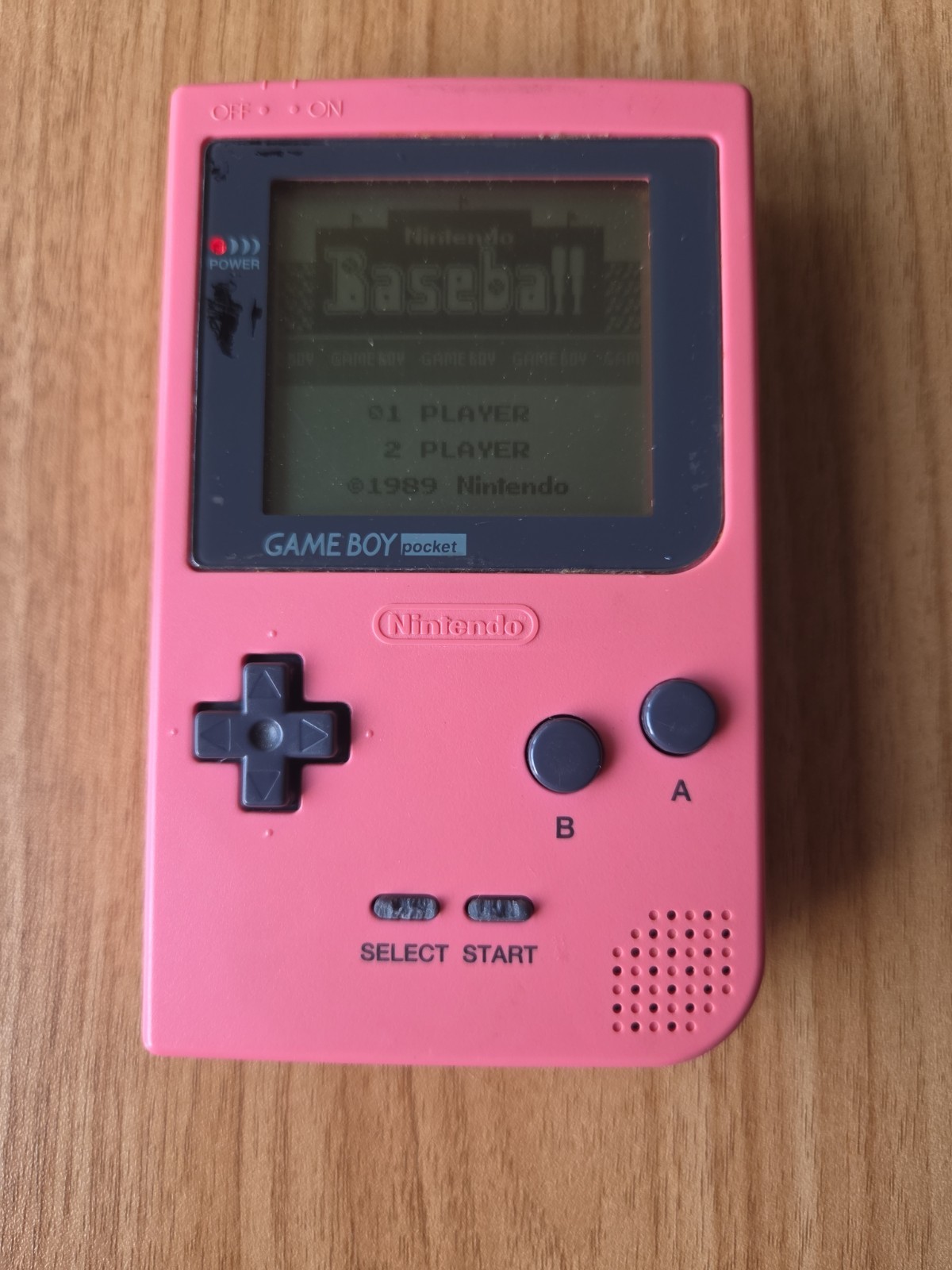 Nintendo Game Boy Pocket MGB-001 – Pink – 100% OEM – Tested Working RARE Import!