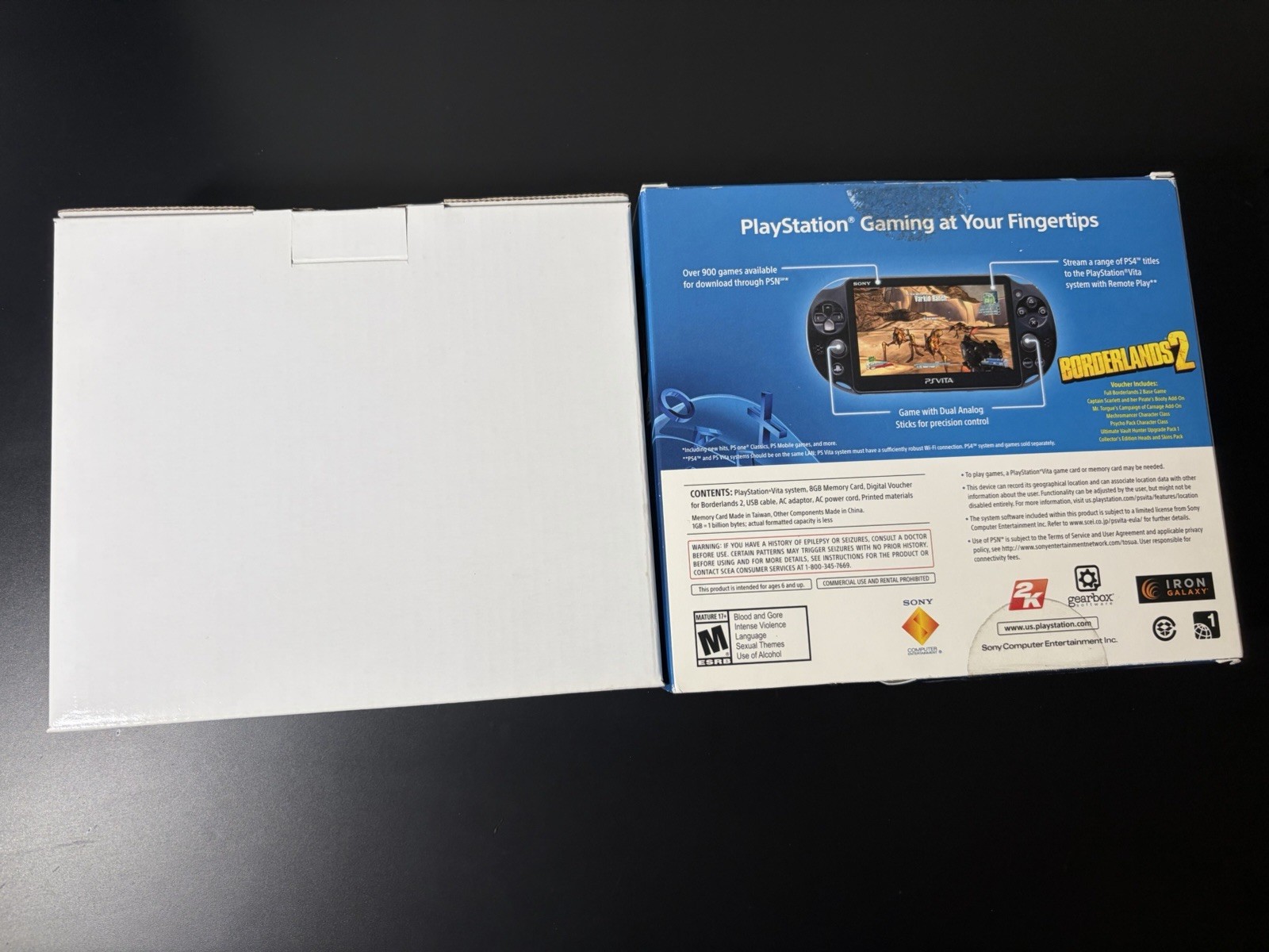 Borderlands 2 Sony PS Vita Black System PCH-2001 Complete In Box Mint Screen