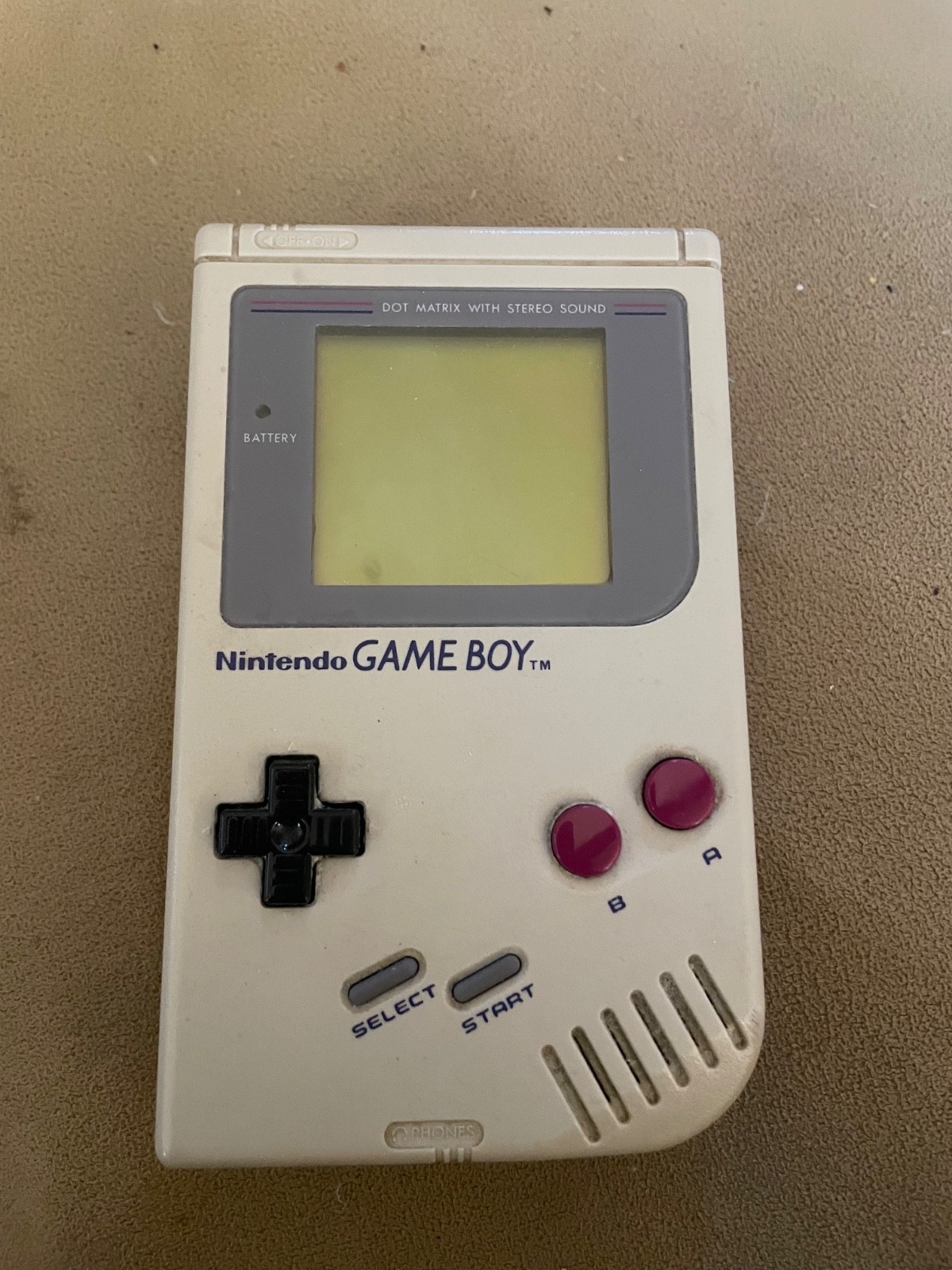 original gameboy with Tetris