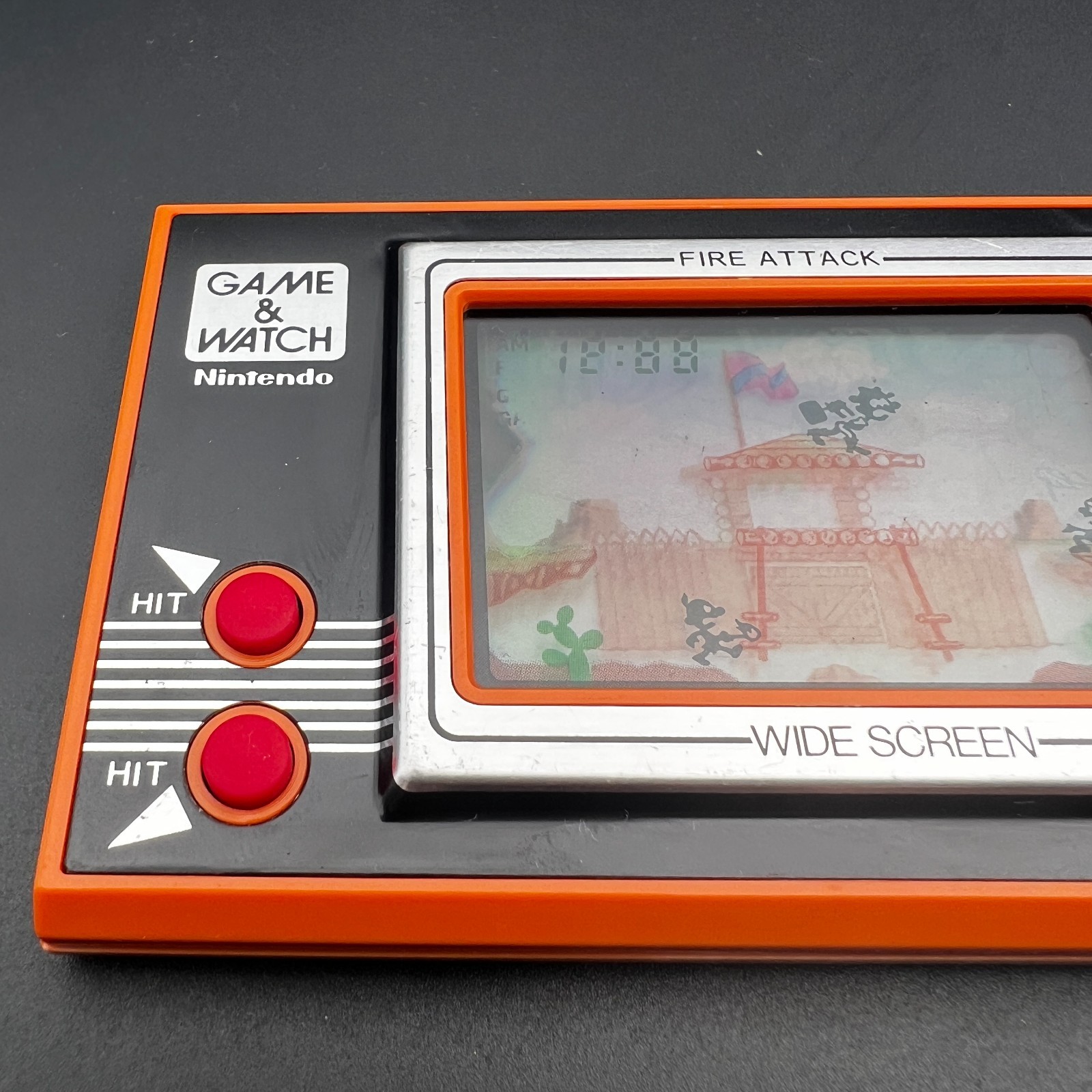 Nintendo Game & Watch Fire Attack ID-29 Box & Manual Tested Working Vintage