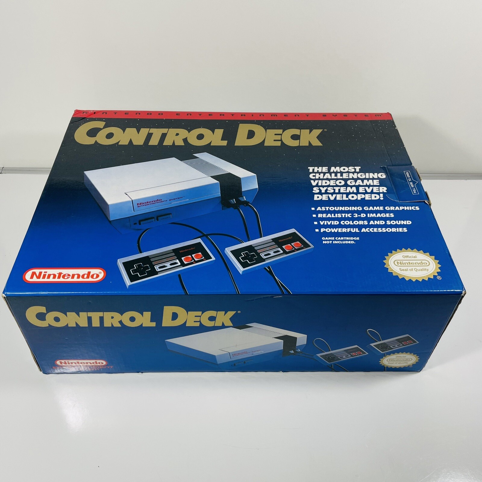 NES Nintendo Control Deck Console Complete in Box CIB Working Clean & Restored