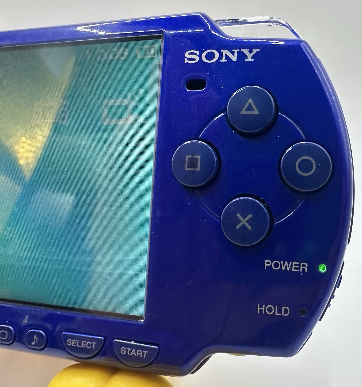 Sony PSP 2000 Blue Console TESTED + WORKING! no battery no charging cable incl.