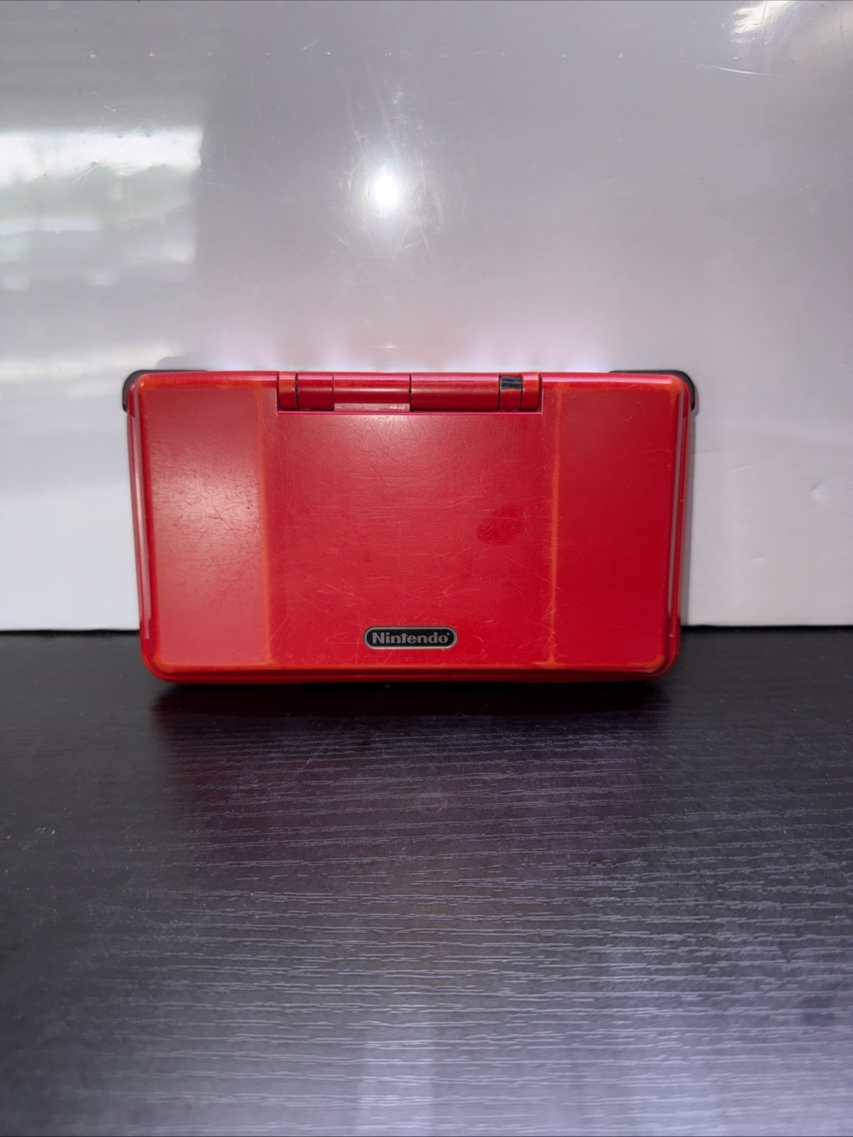 •Cosmetically Flawed/Read First•Nintendo DS Fat/Original/NTR-001 Red