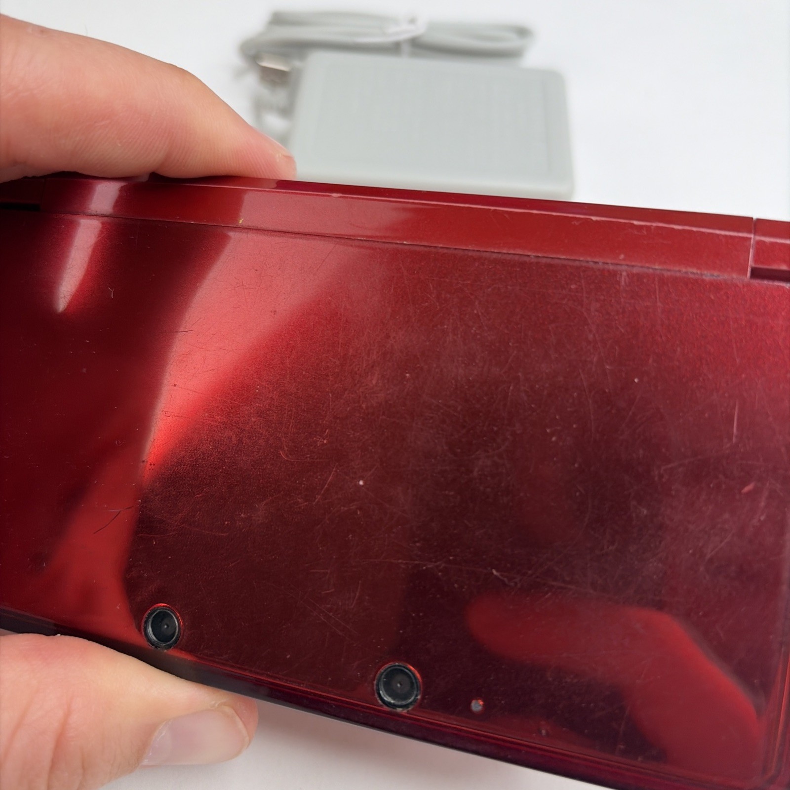 Nintendo 3DS System – Red Region USA, Charger US Model