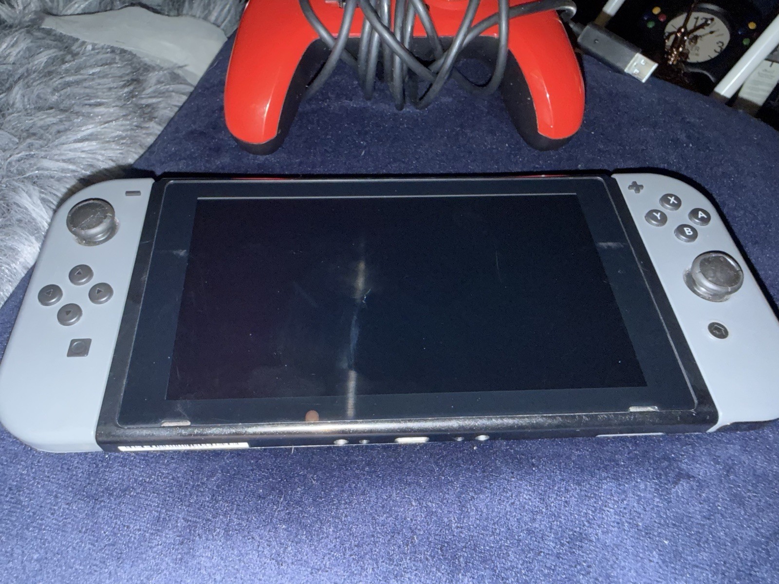 Nintendo Switch 32GB Gray/Black Joy-Con Console with Micro SD card