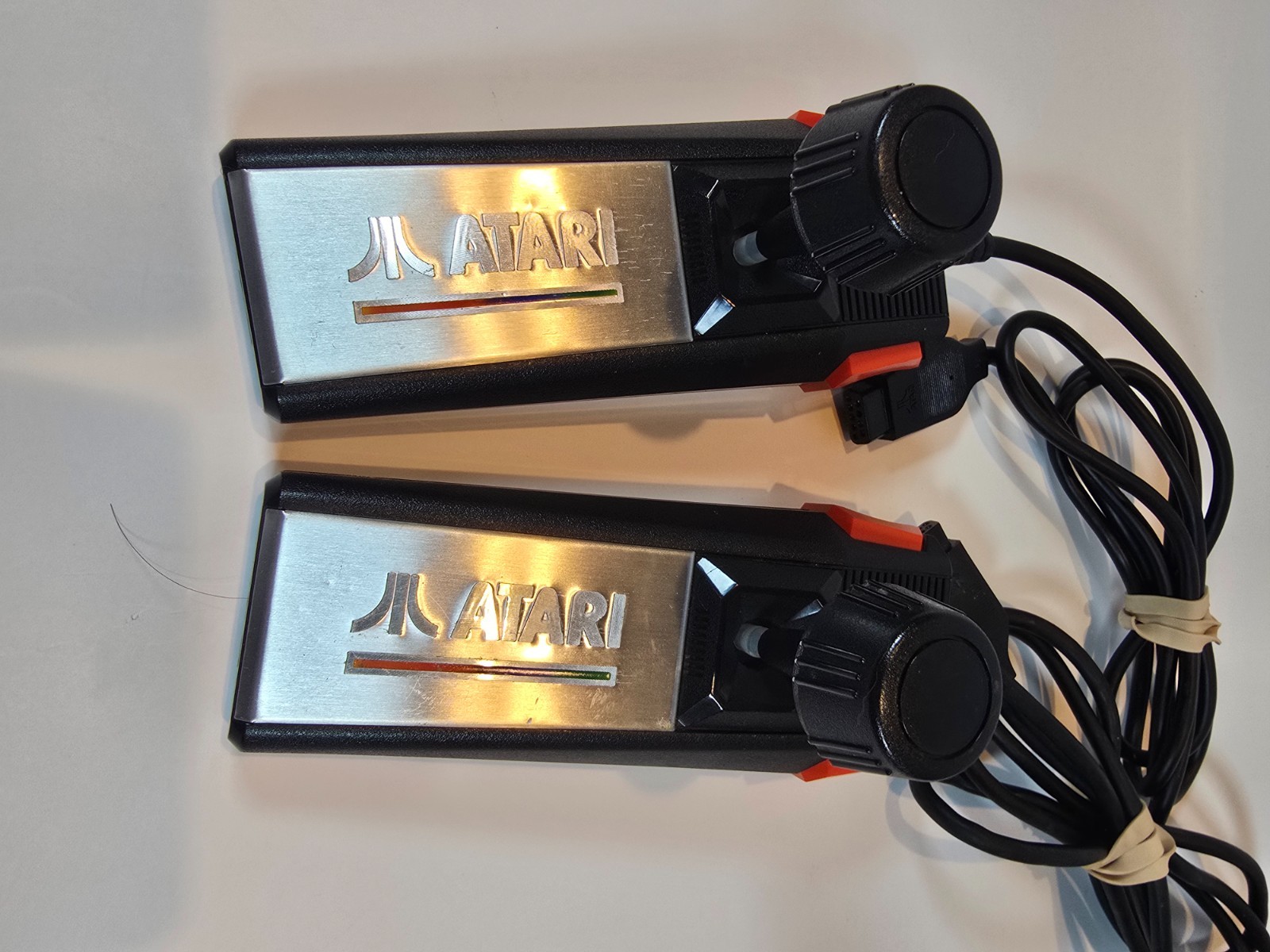 Atari 7800 Console w/Pole Position II, 2 Controls, PSU, RF Cable A1 75 5865371