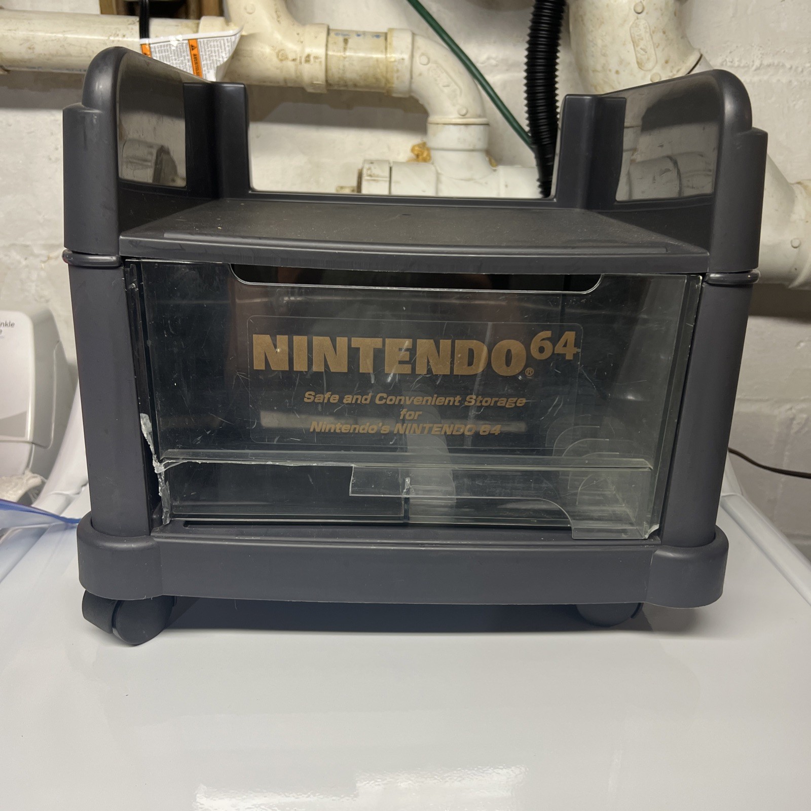 Authentic Original Nintendo 64 Storage Cart For Games – Made In Japan