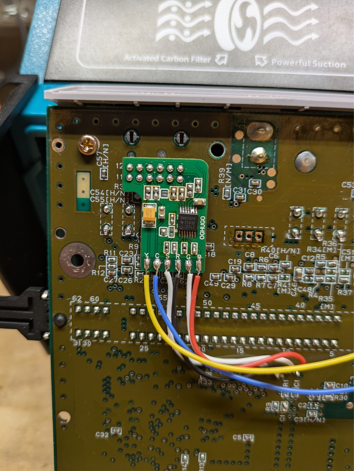 SNES JR – RGB bypass, S-Video, New caps, Regulator, C11 Cap, LED. Great Shape!