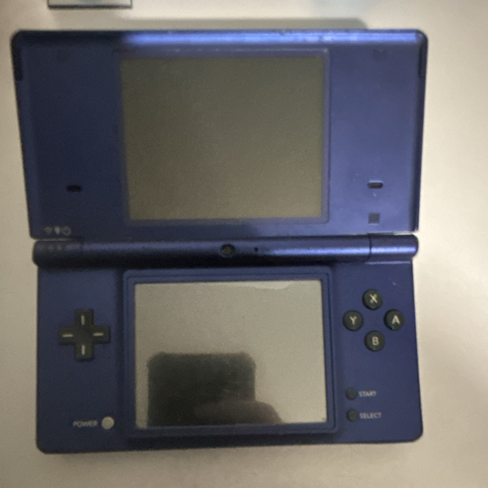 Nintendo DSi Blue Dual Screen Handheld System with Headphone Jack TWL-001