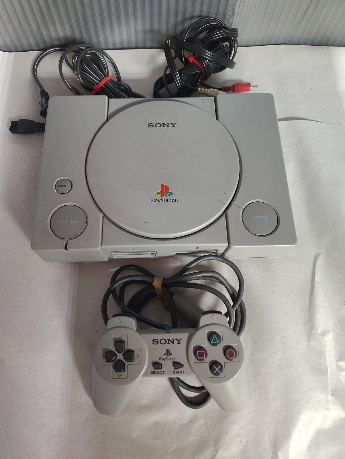 Sony PlayStation 1 PS1 Original Console System Bundle – Tested(SCPH-5501) Tested