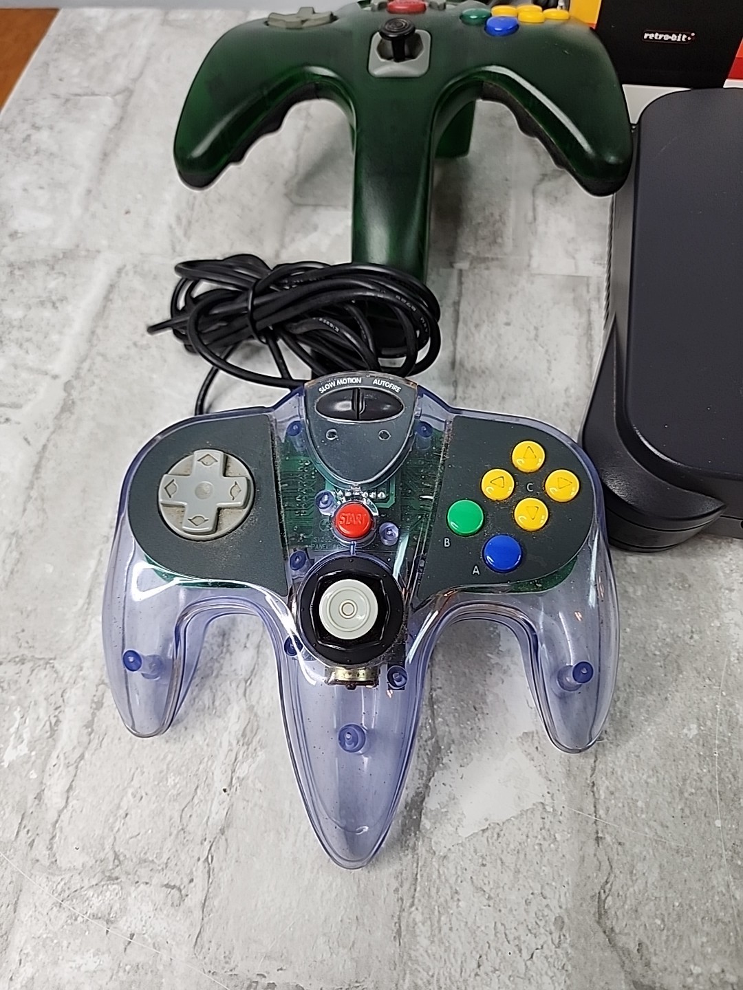 Nintendo 64 N64 Console NUS-001 w/ Controllers & Cables Tested Works *Read*