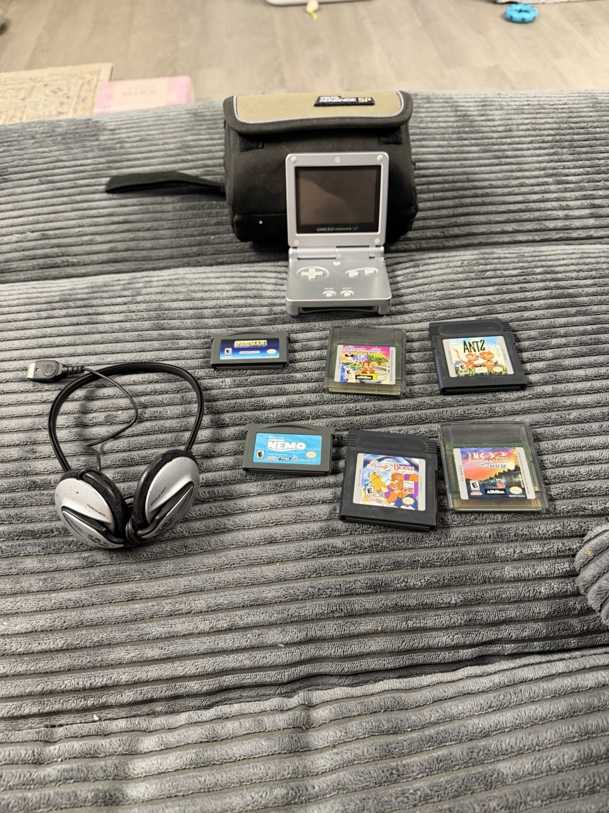 Nintendo Game Boy Advance SP Handheld System – Silver