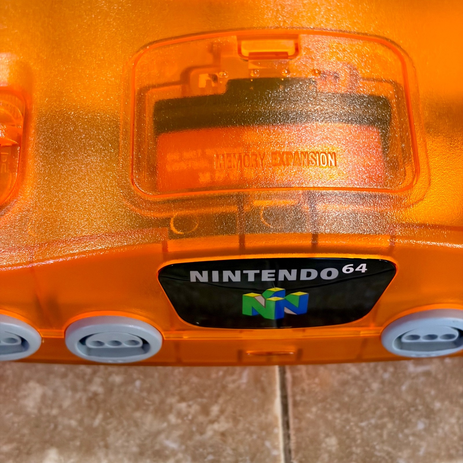Nintendo 64 Console REGION FREE Funtastic Fire Orange Translucent Refurbished