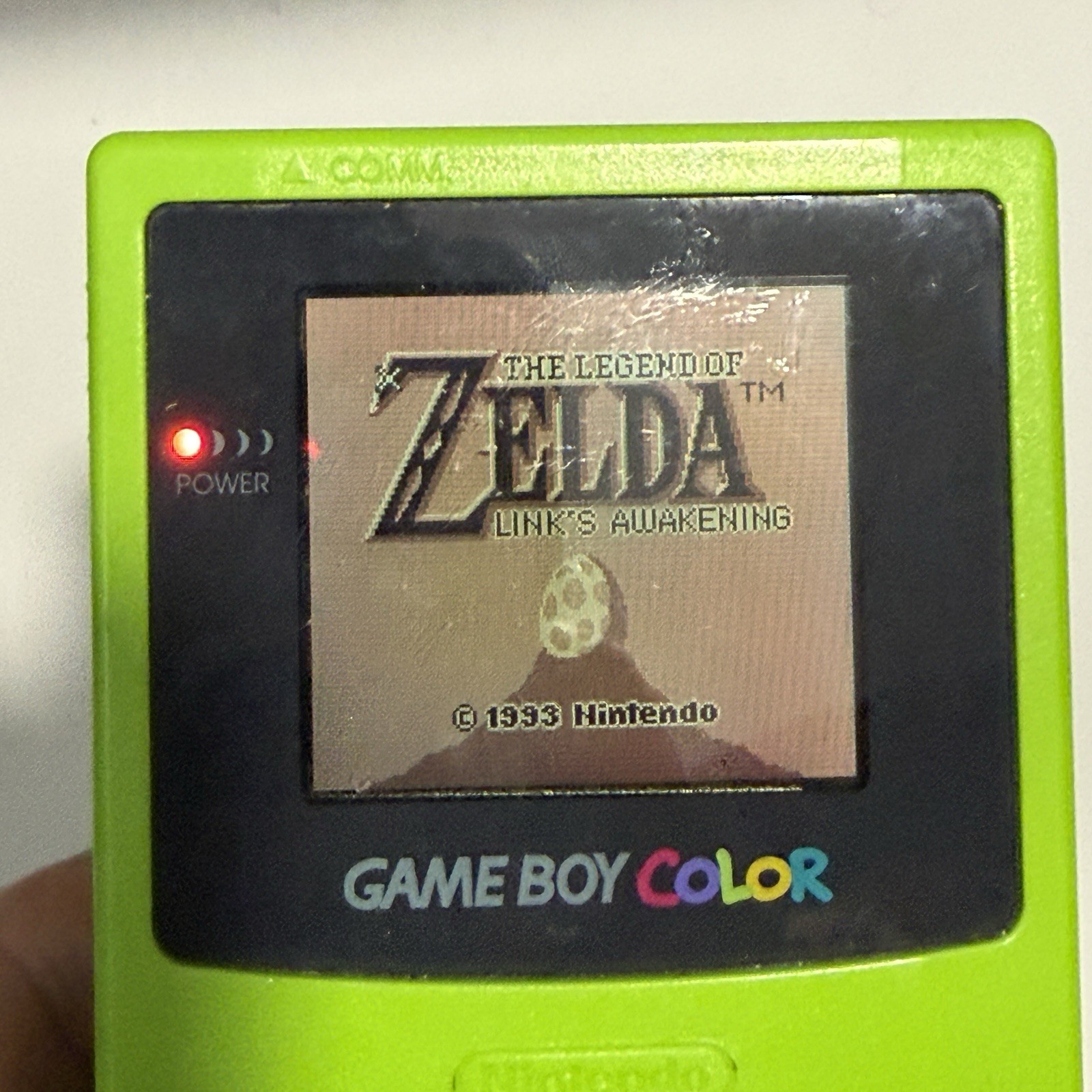 1998 Nintendo Game Boy Color CGB-001 Handheld Lime Green – Tested