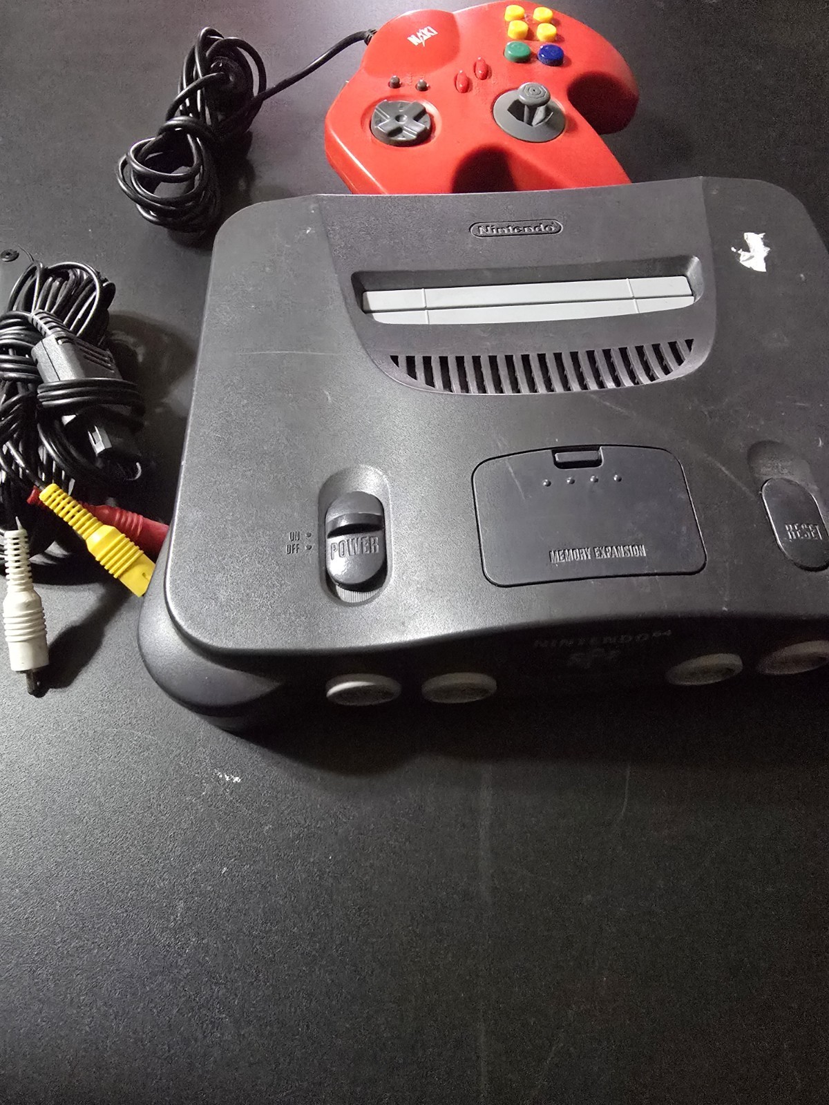Nintendo 64 Video Game Console NUS-001 With 1 Control *Power Cord Not Included*