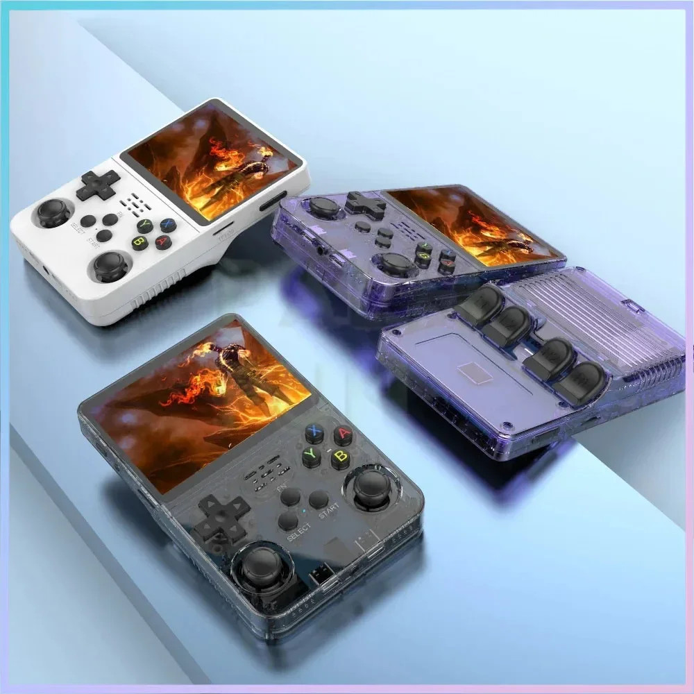 R36S Retro Handheld Video Game Linux Console System 3.5 Inch IPS Screen ultra HD