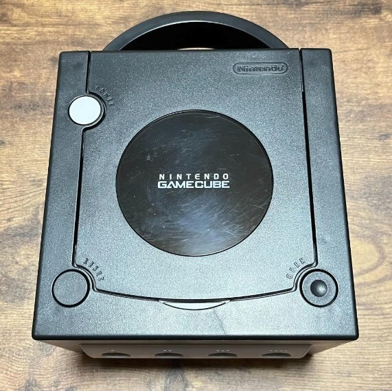 GameCube GC DOL-001 Black Full Set Game Console Nintendo Tested , Free Ship
