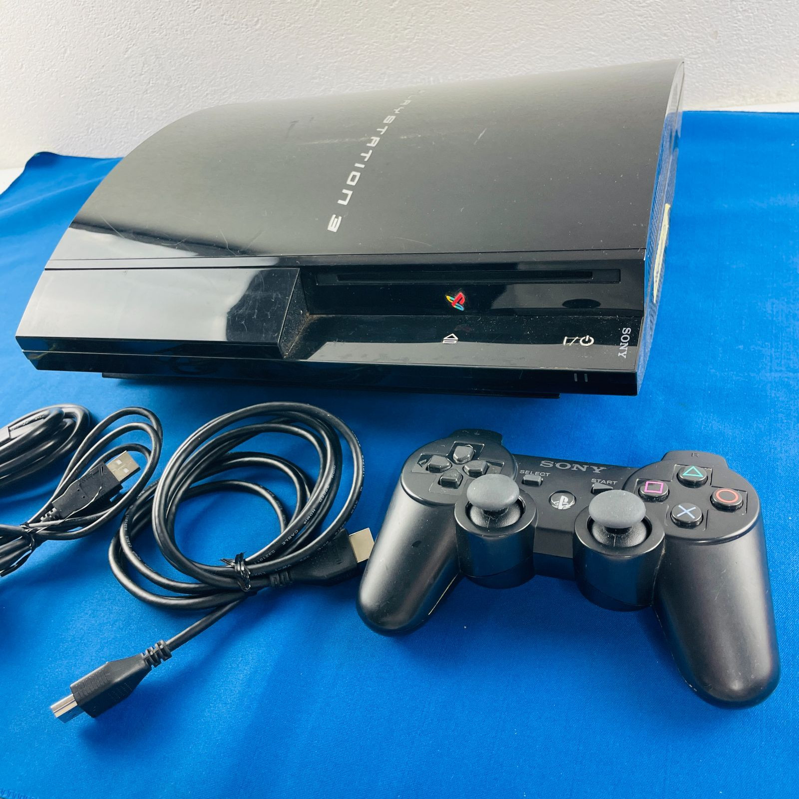 Sony PS3 CECHB00 Backward Compatible PS2 PS1 Console Tested