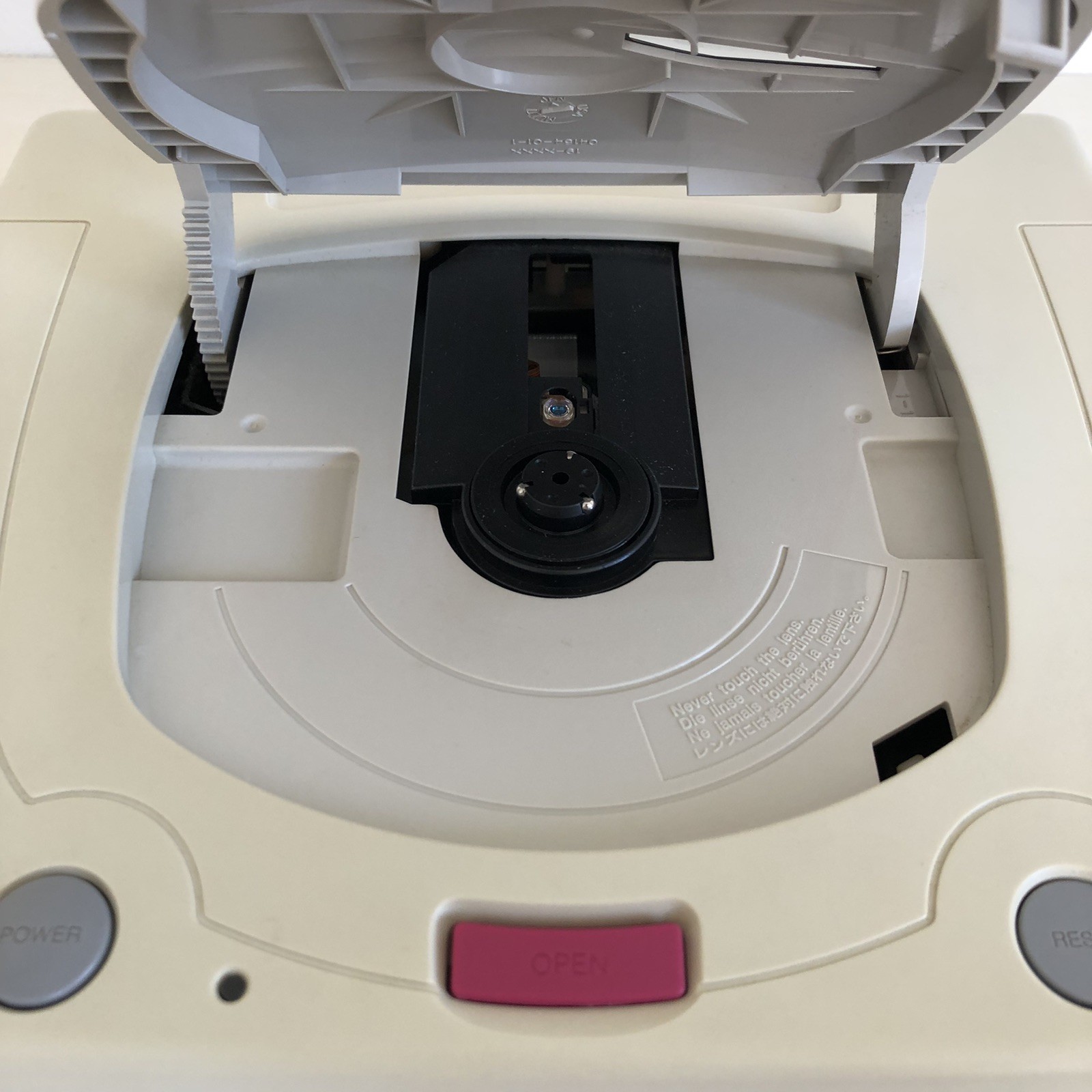 SEGA Saturn SS Console W/Controller White HST-3220 tested Japanese