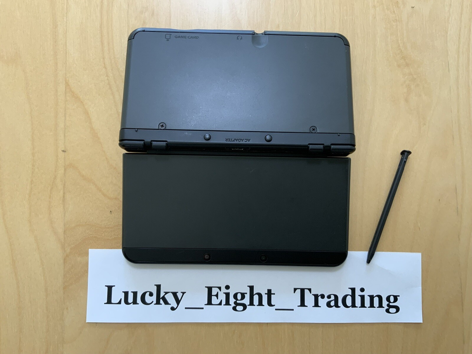 New Nintendo 3DS Black Console Stylus Japanese ver Japan ver [H]
