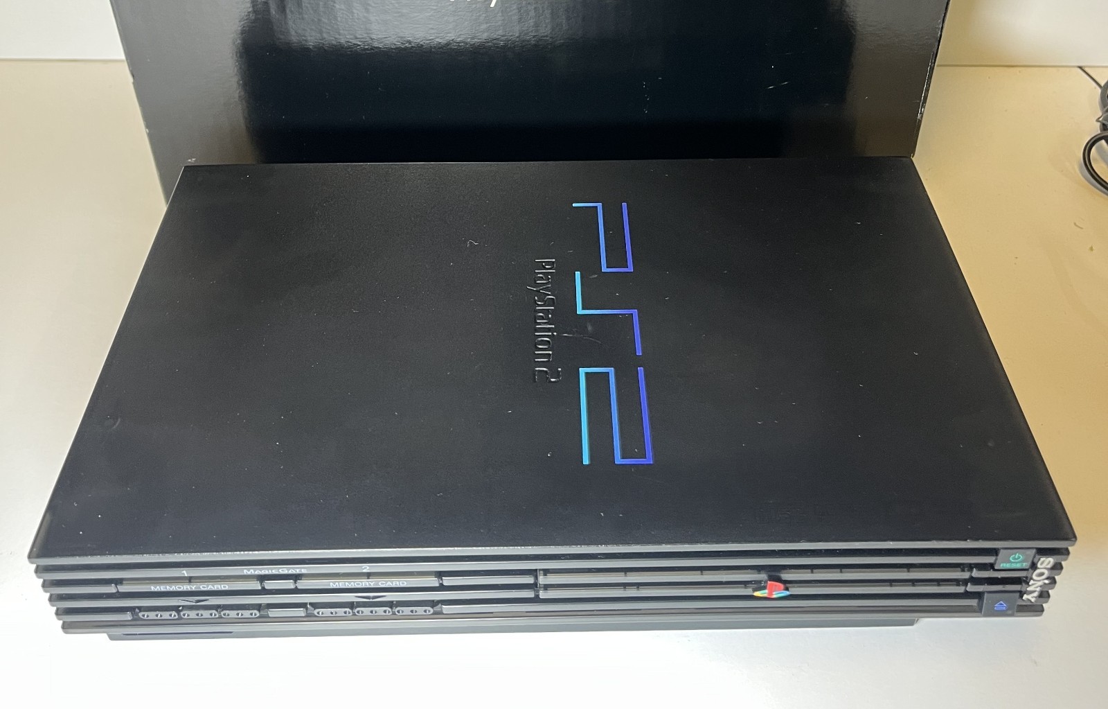 PLAYSTATION 2 MIDNIGHT BLACK CONSOLE SCPH-50000 NB JAPAN PS2 2003 TESTED