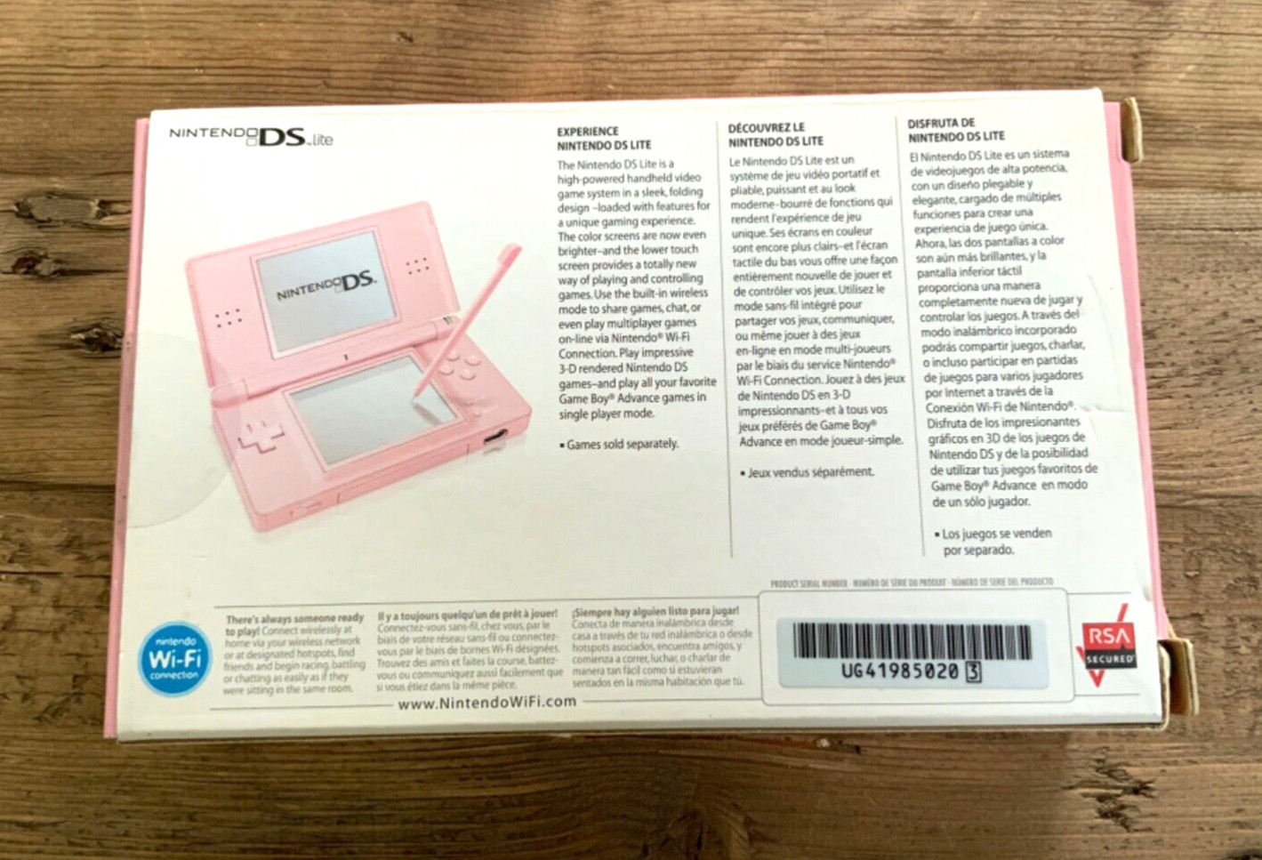 Rare for Collectors – Nintendo DS Lite – Coral Pink (USG-S-PB-USZ)