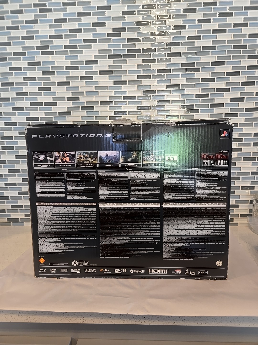 PlayStation 3 80GB Console Box ONLY