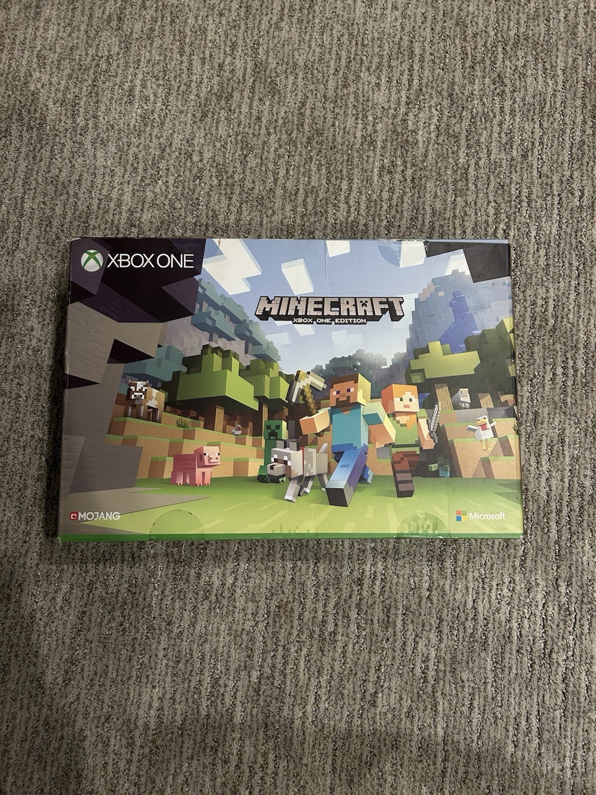 Xbox One S 500GB Minecraft Edition Console Bundle – Includes Box & Power Cable