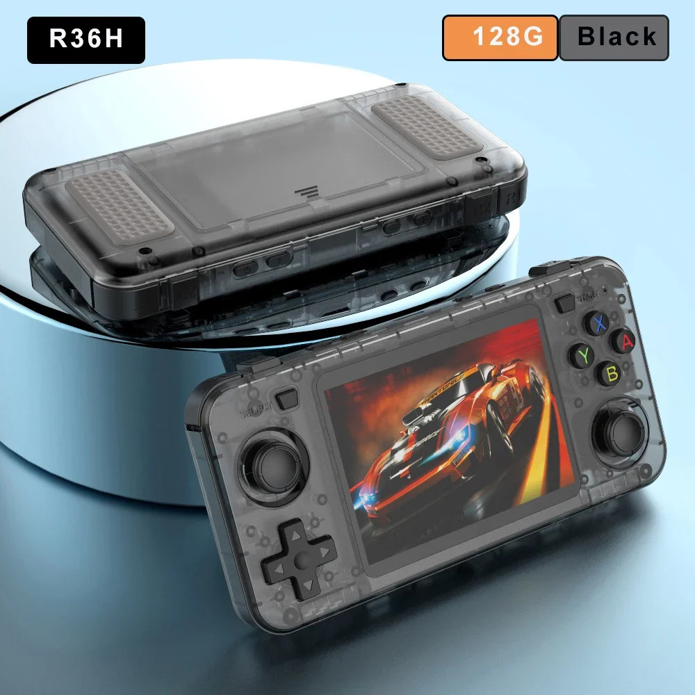 RK3326 Retro Handheld Console with 15000+ Games, 64GB/128GB, 3000mAh Battery