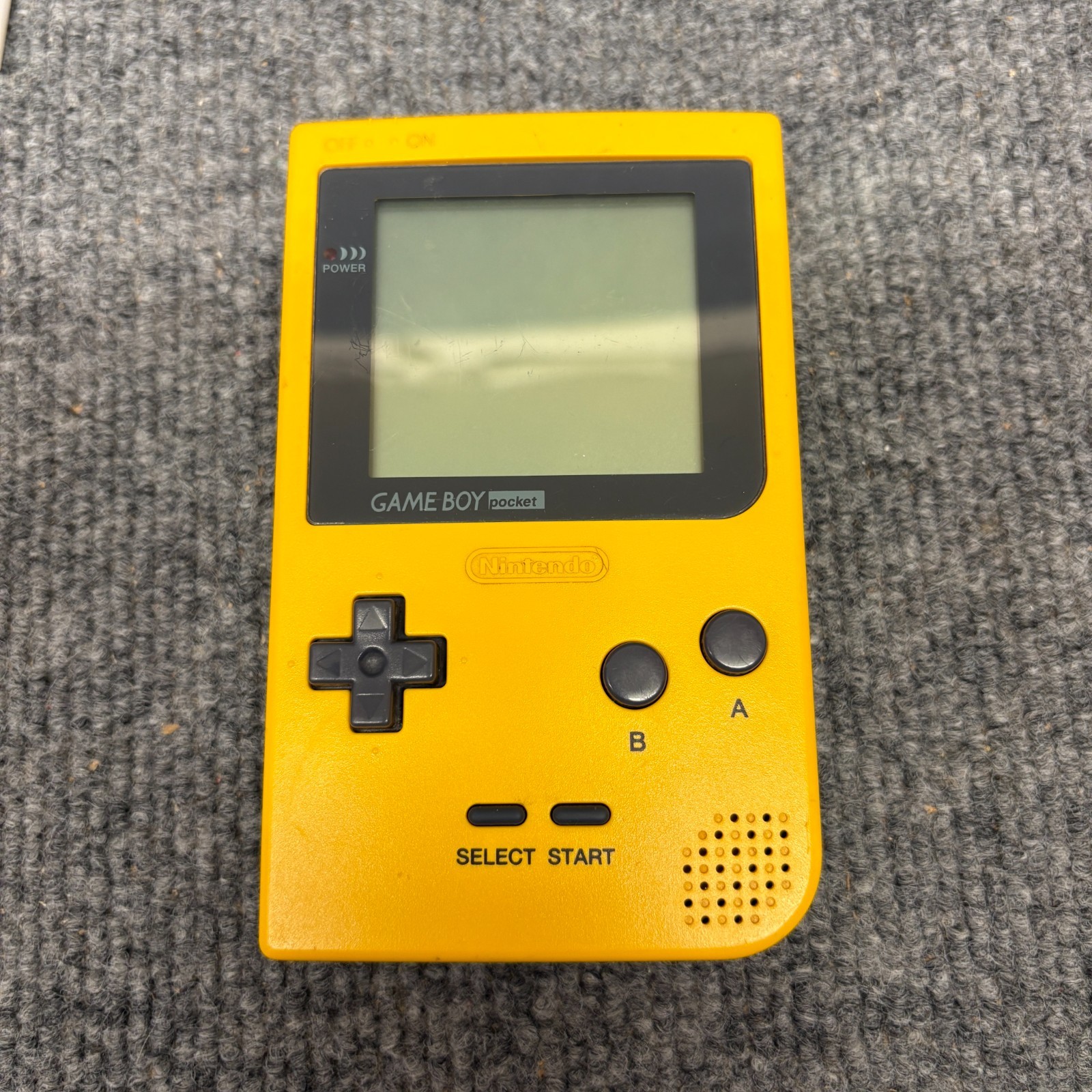 Nintendo Game Boy Pocket MGB-001 Yellow 100% OEM Tested Working Case Cord Light